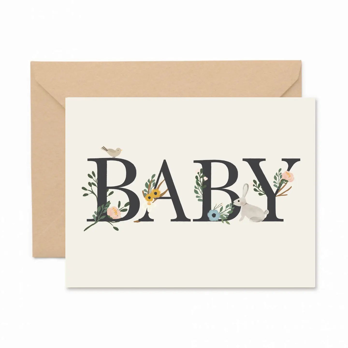 Baby Floral Greeting Card