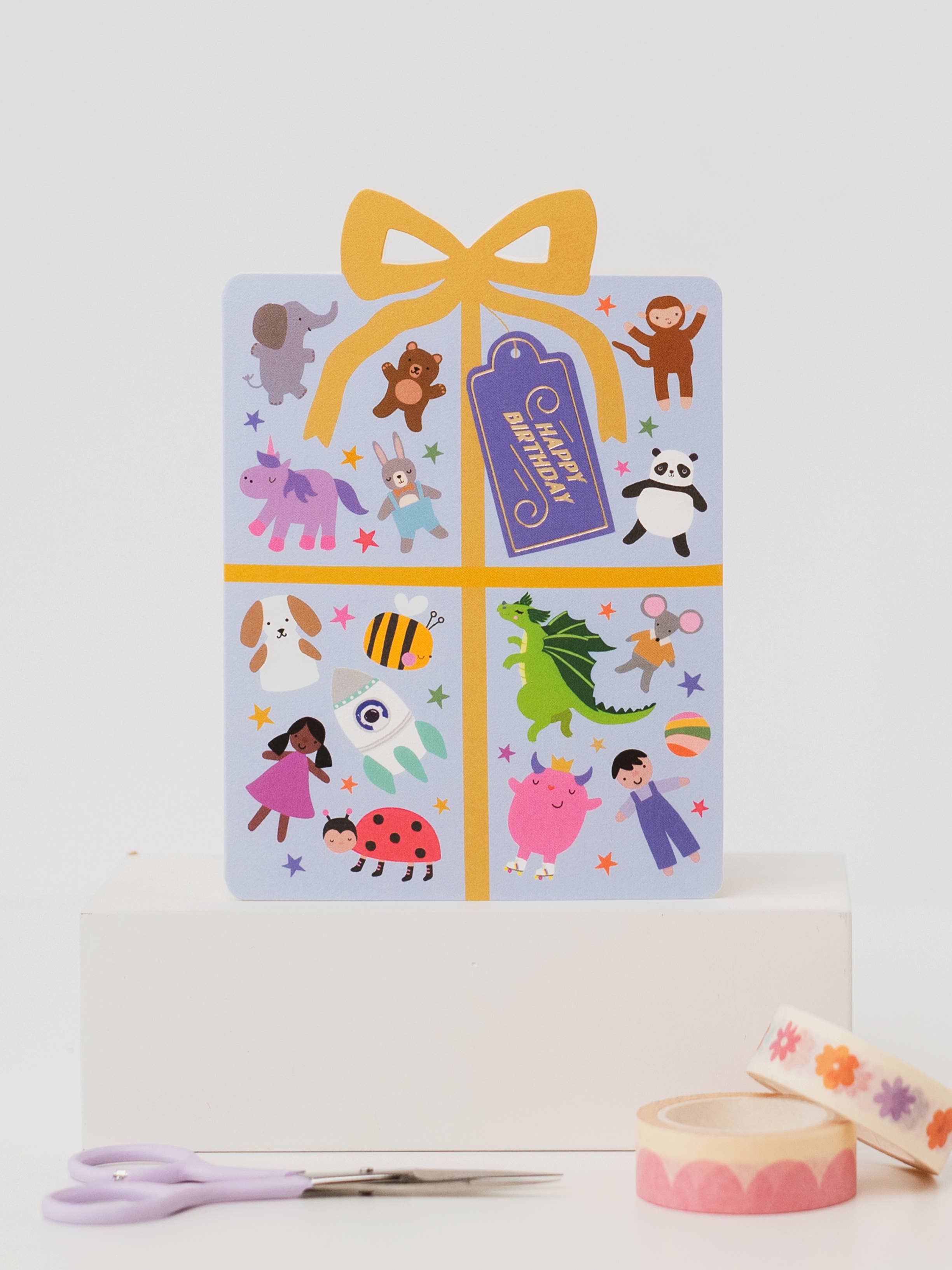 Wrapped in Wonder Present Card