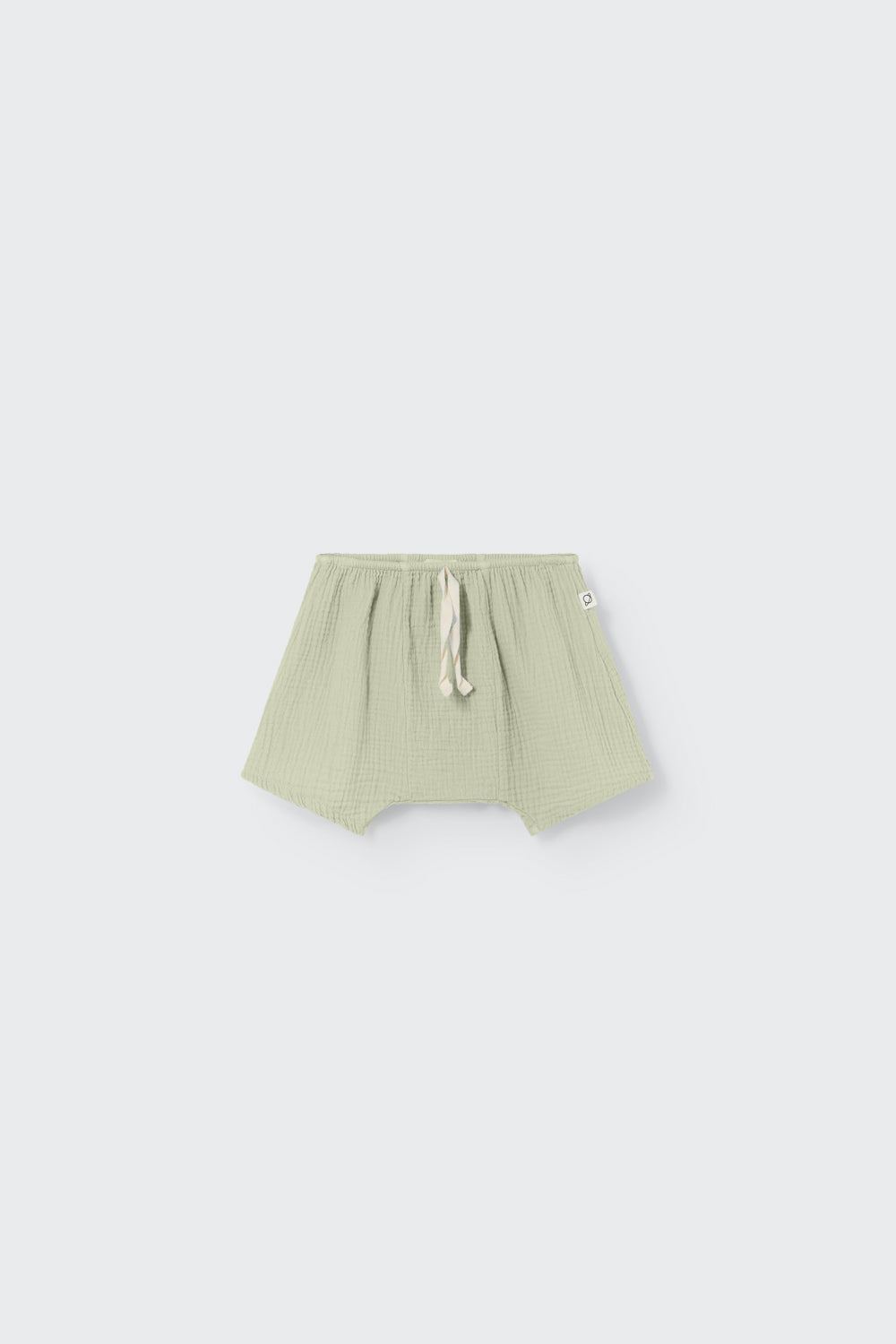 Soft Gauze Baby Shorts - Frosty Green