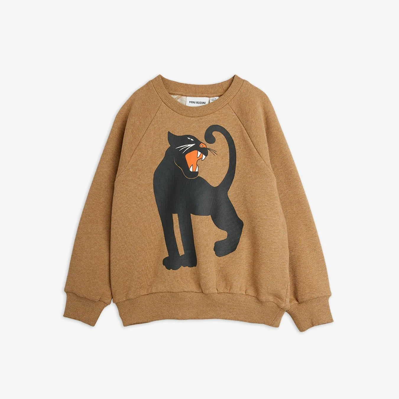 Panther Melange Sweatshirt - Brown