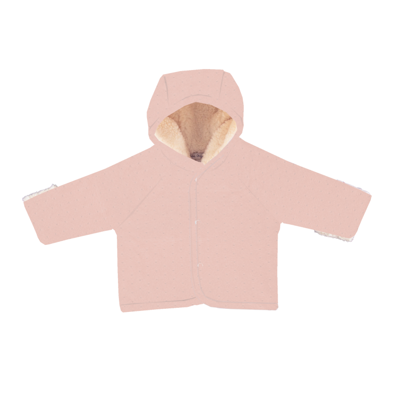 Bebe Jacket - Blush Pointelle