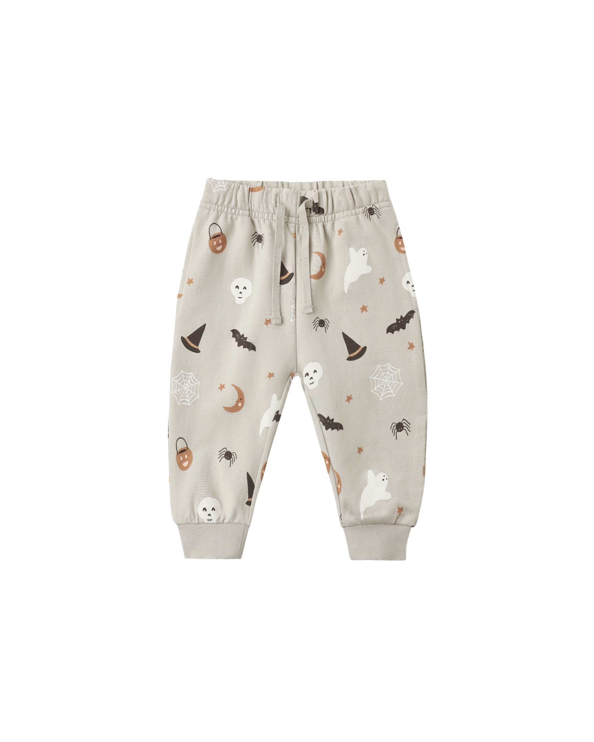 Relaxed Fleece Sweatshirt & Sweatpants Halloween Things - Pewter