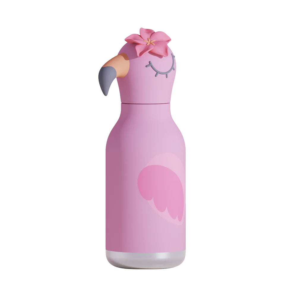 Bestie Water Bottle - Flamingo 16 oz