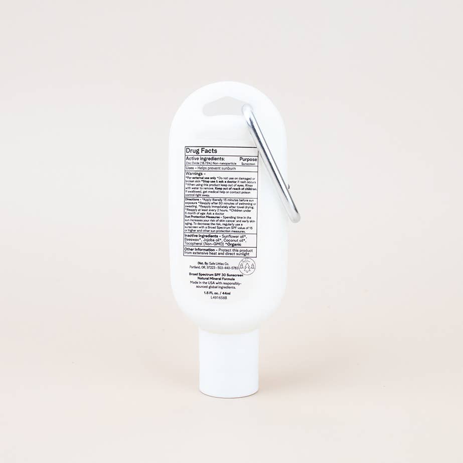 Kids natural, organic travel sunscreen stylish & convenient