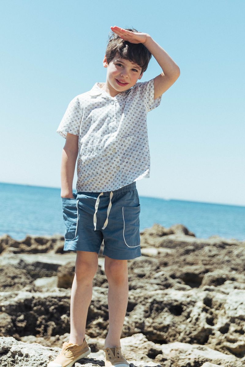 Birch Shorts in Coastal Blue