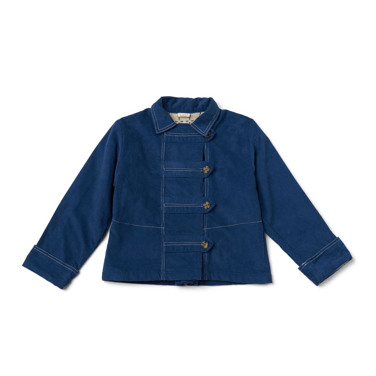 Toggle Jacket in Bijou Blue Embroidery - PREORDER