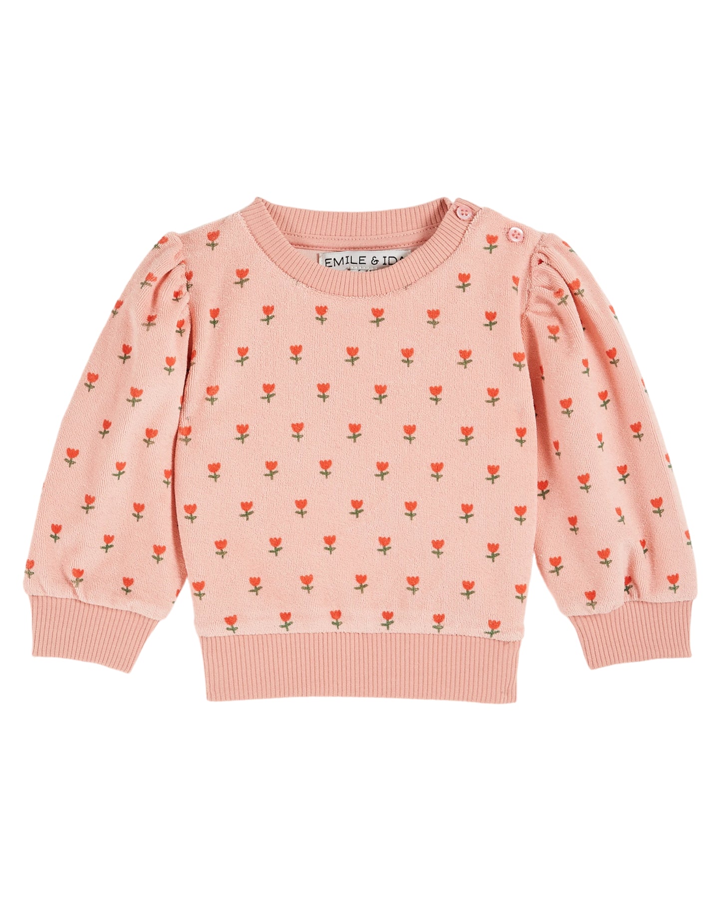 Sweat Eponge Imprime - Petite Tulipe Blos