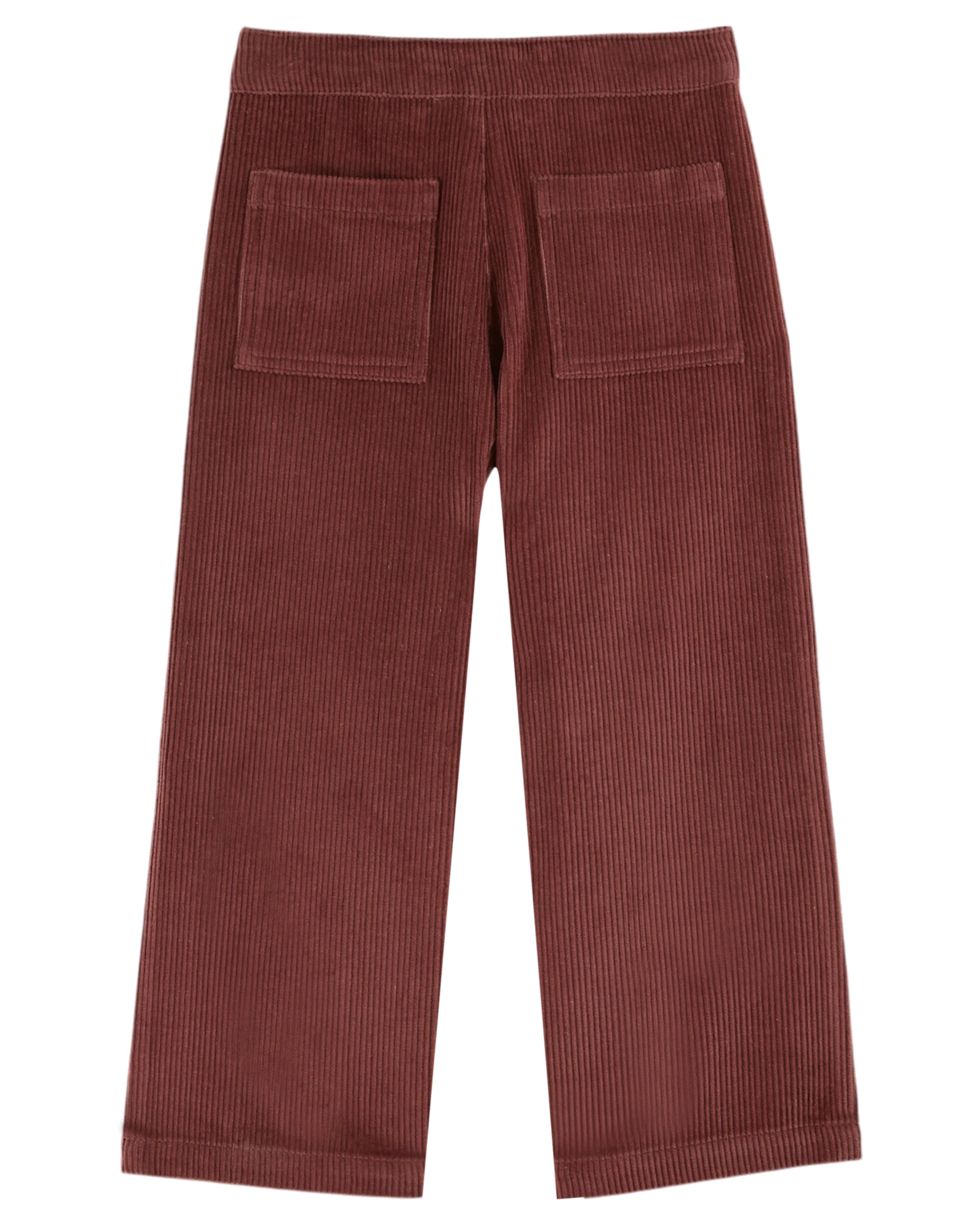 Pantalon Poches Fleurs - Violine