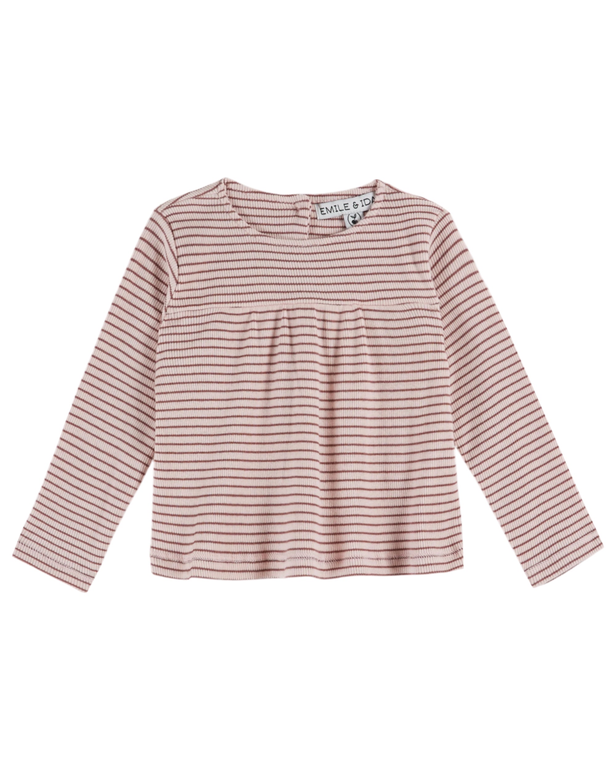 Blouse Unie Rayee - Rayure Violine