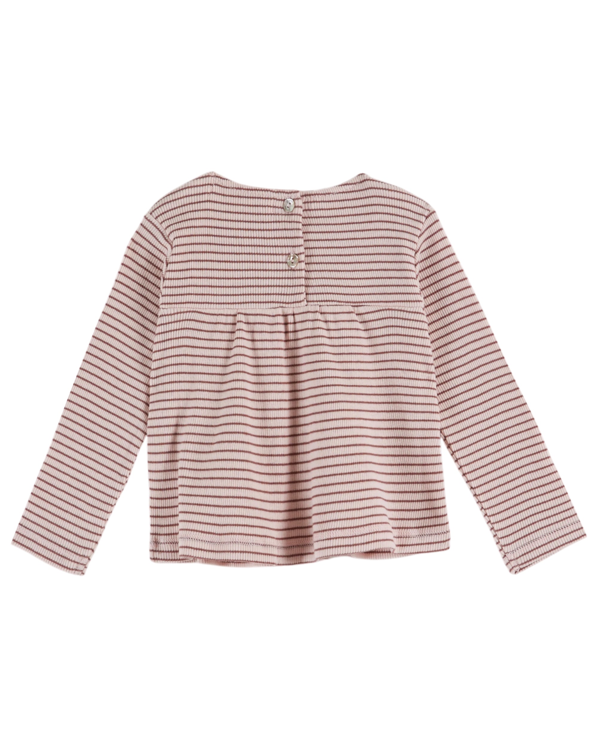 Blouse Unie Rayee - Rayure Violine
