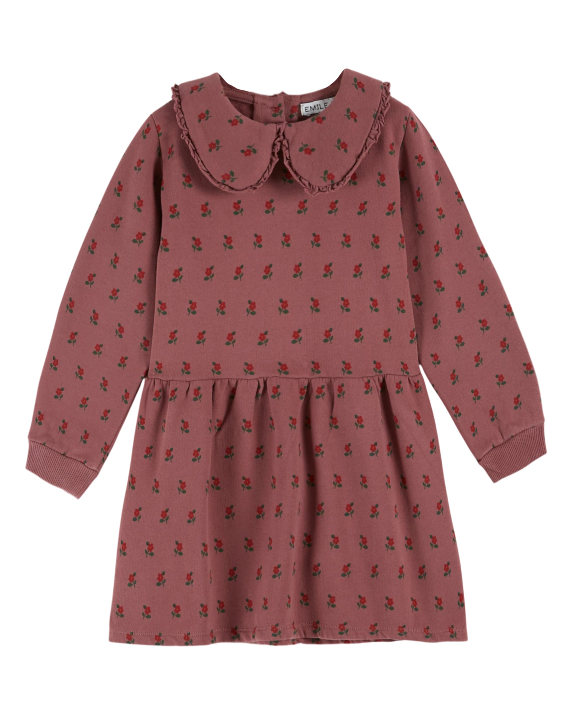 Dress Molleton Imprimee - Poppy Violine