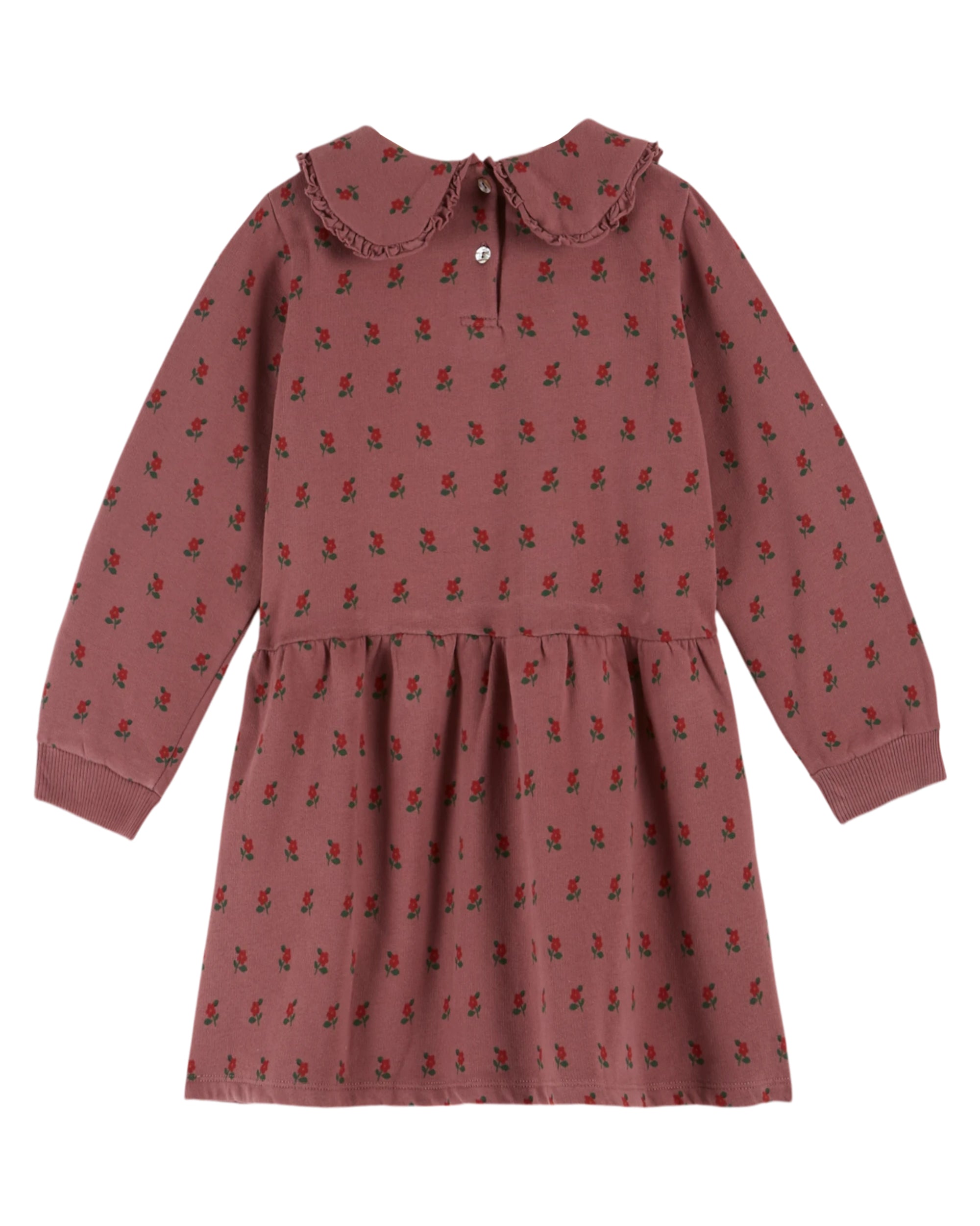 Dress Molleton Imprimee - Poppy Violine