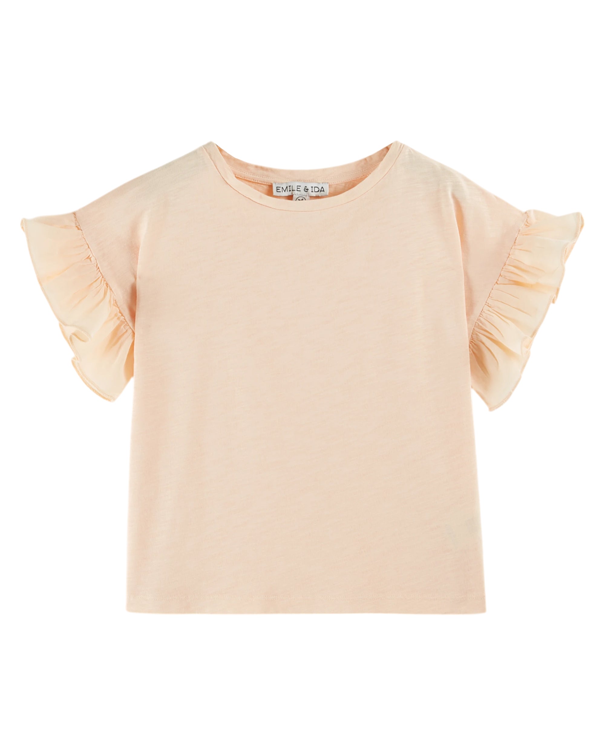 Abricot Slub Jersey Tee Shirt