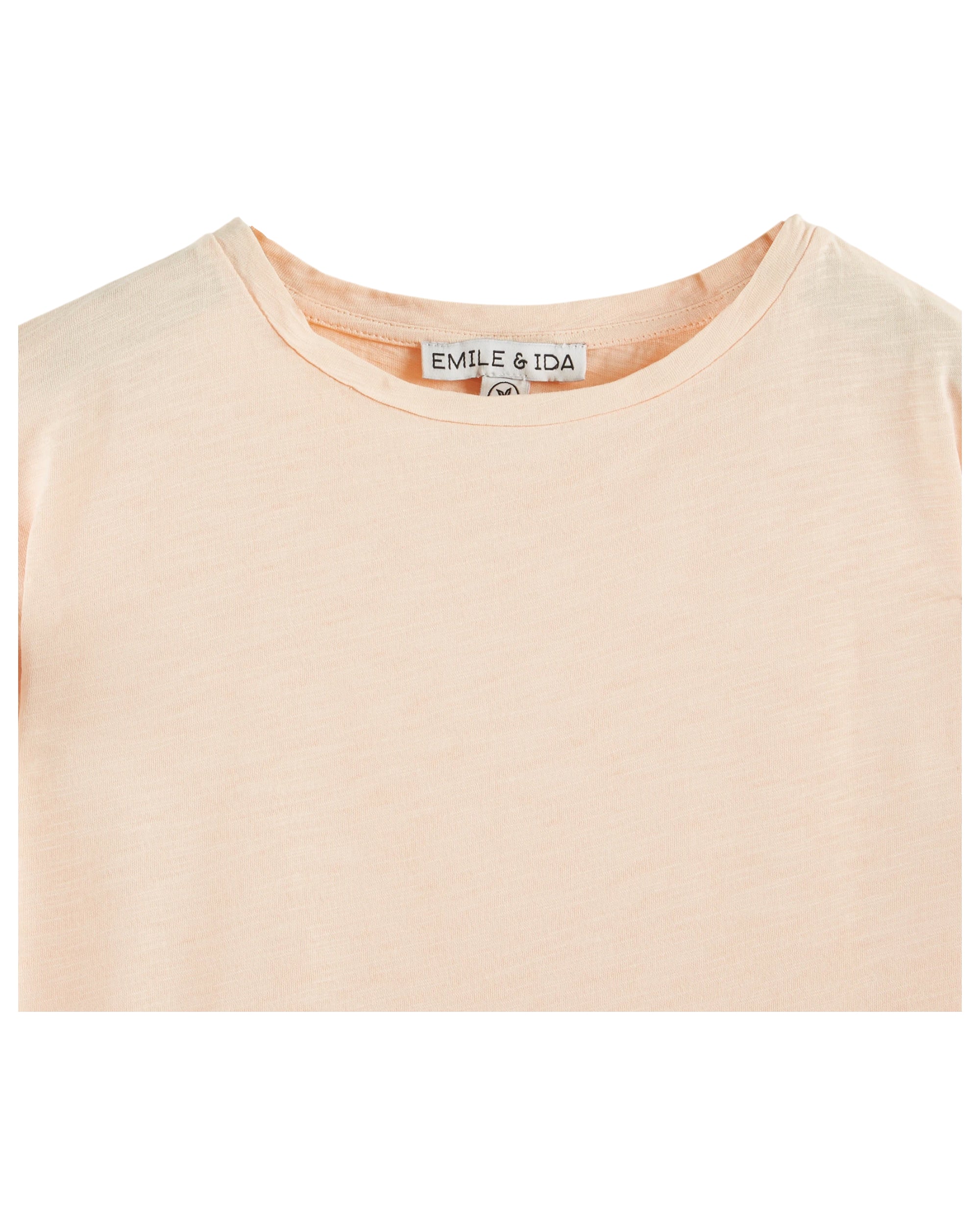 Abricot Slub Jersey Tee Shirt