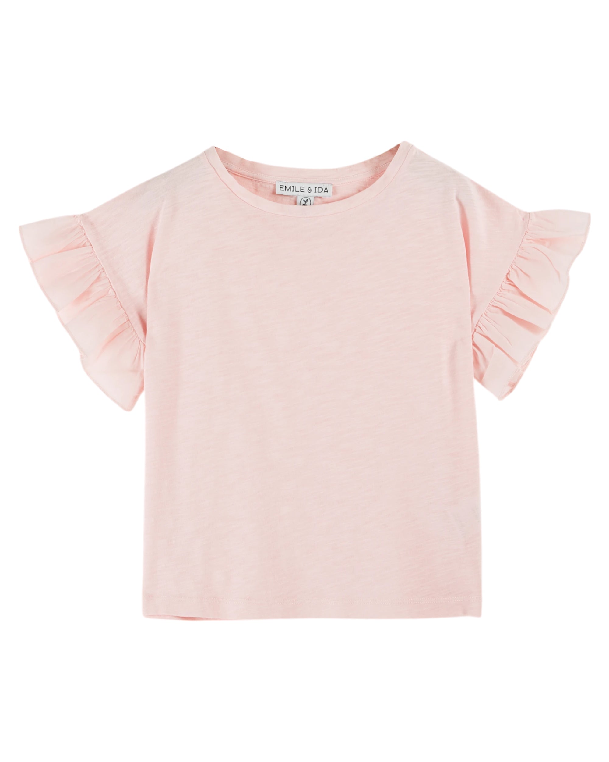 Slub Jersey T Shirt Macaron