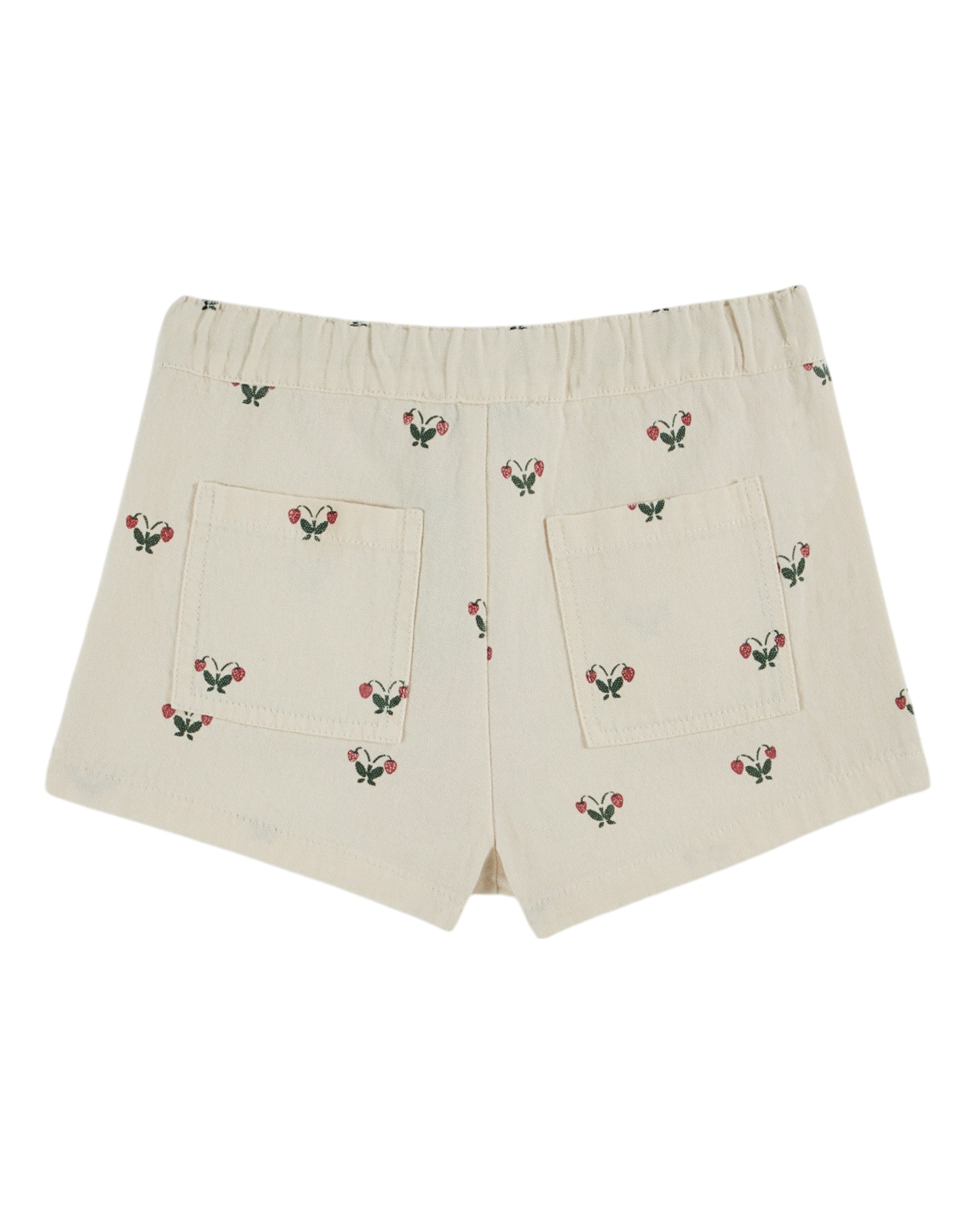 Flower Pocket Shorts - Fraisillon
