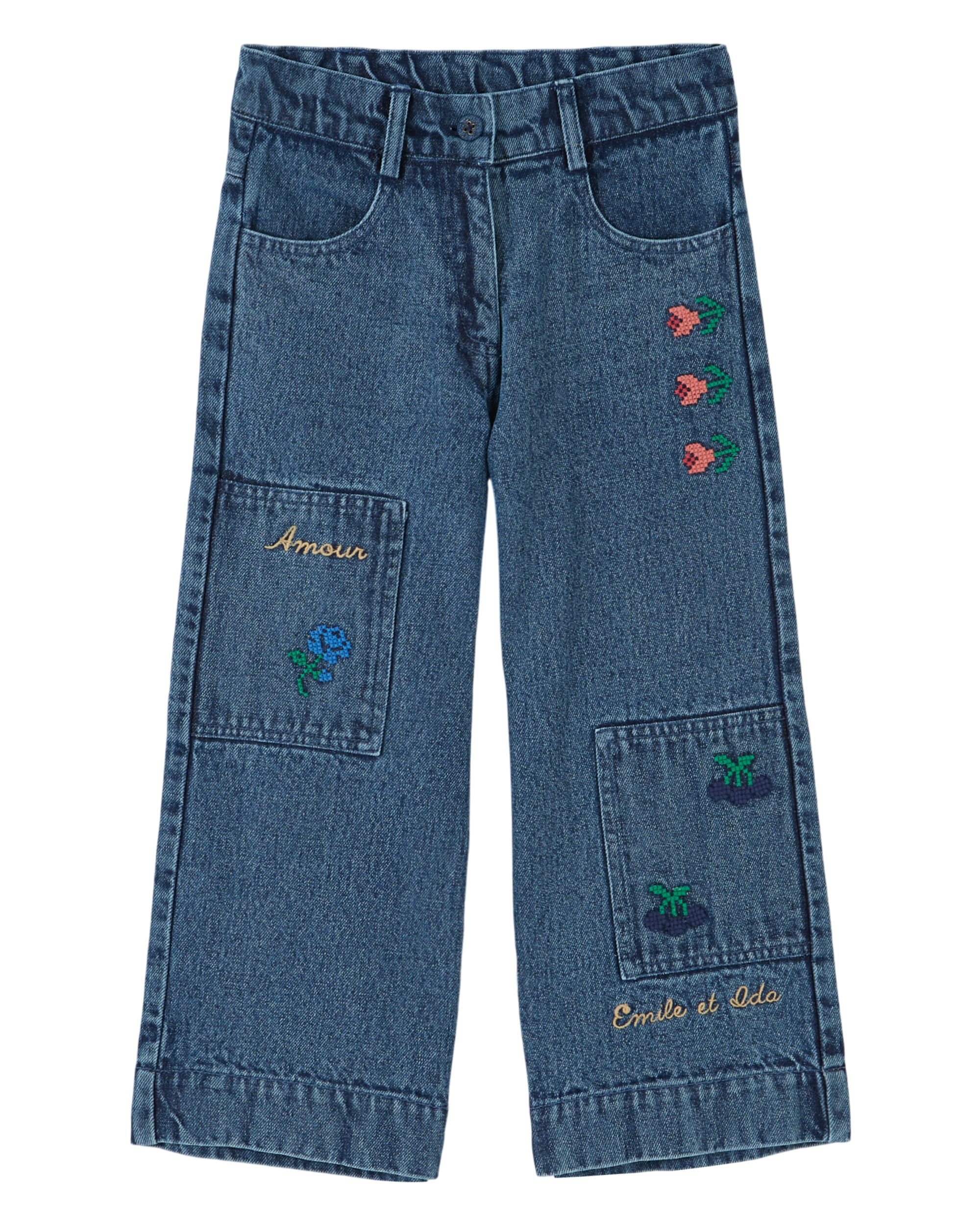 Pantalon Denim Brode - Denim