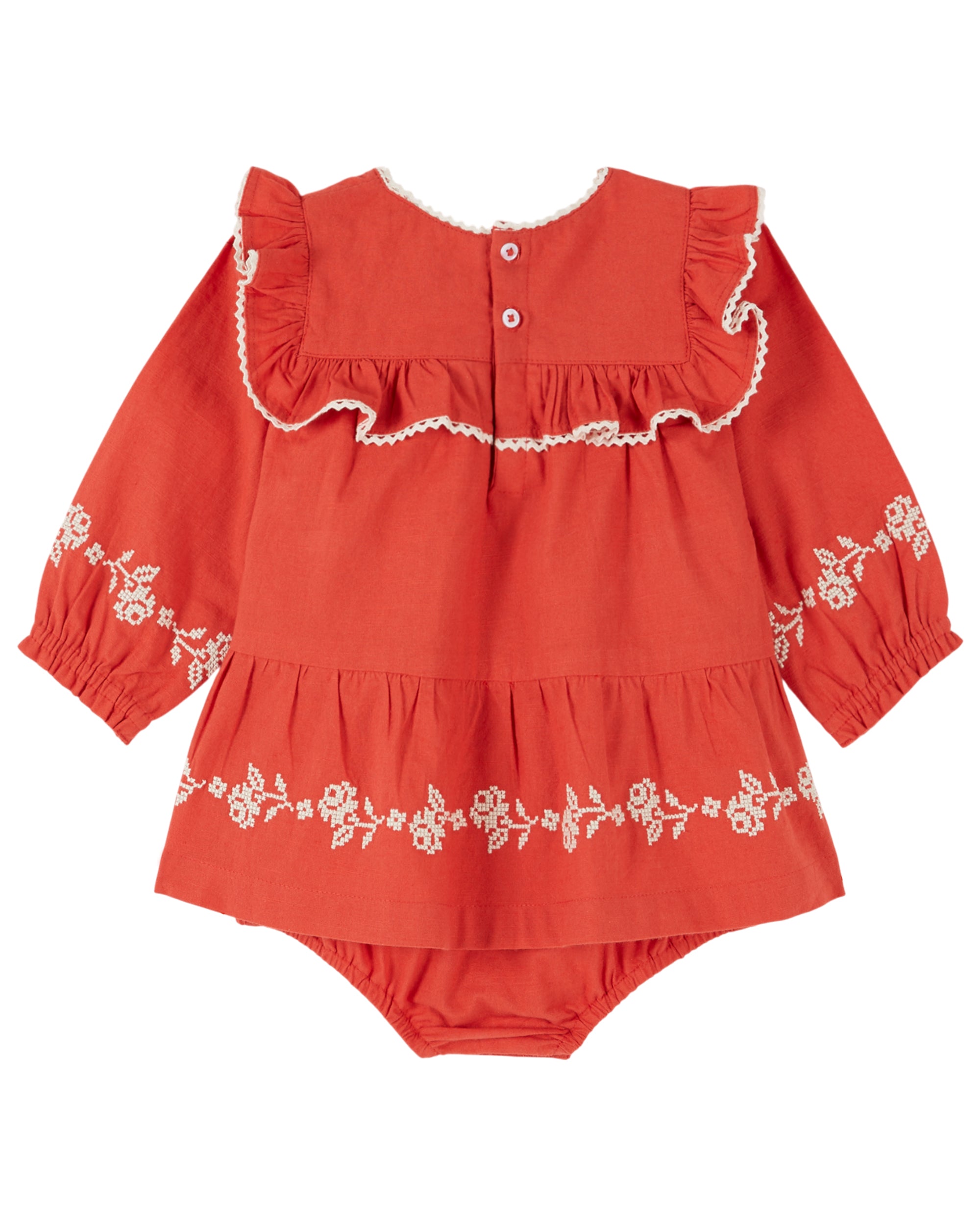 Combibloomer Robe Brode - Griotte
