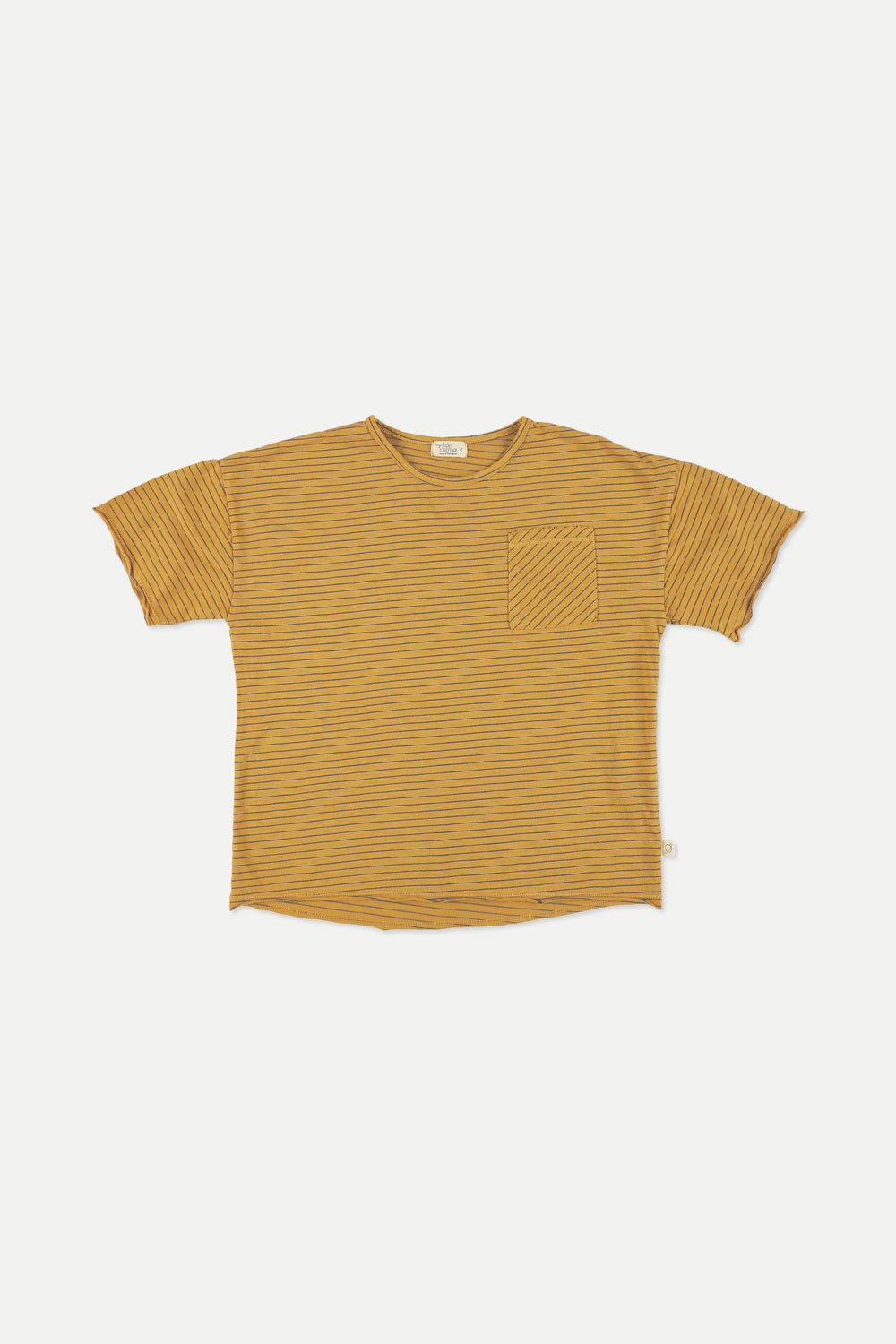 Organic Slub Stripe T- Shirt Oil