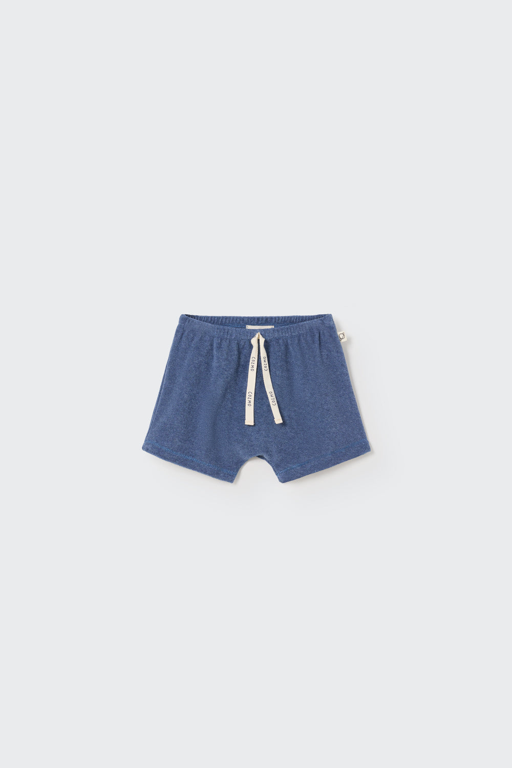 Organic Toweling Baby Shorts - Blue