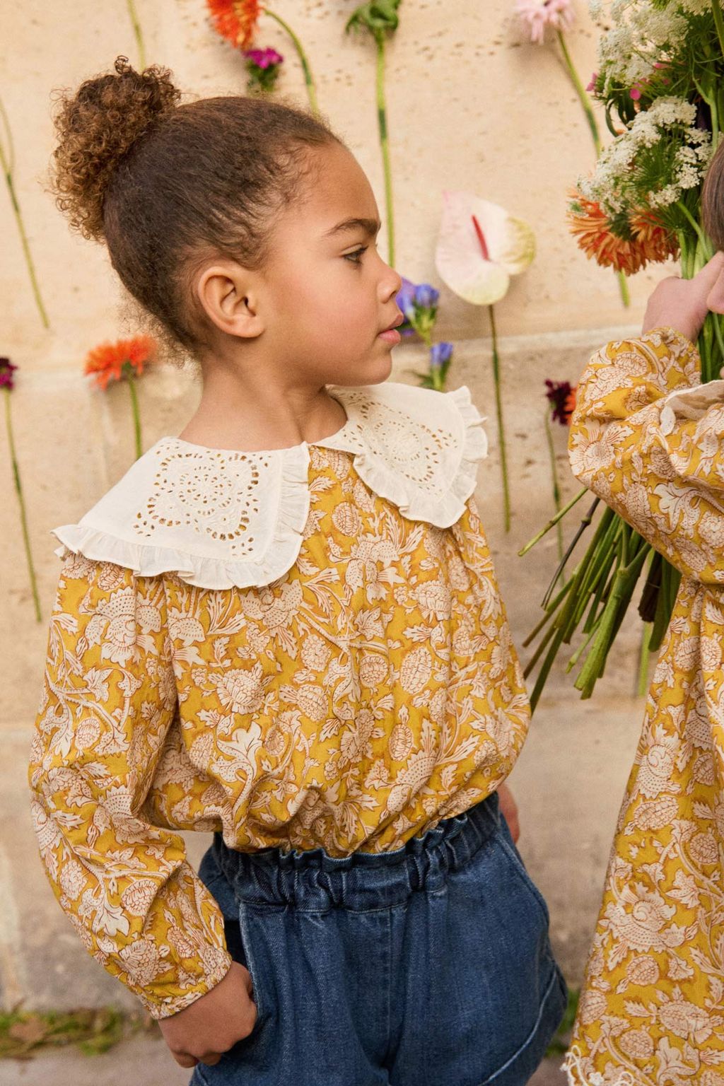 Clea Blouse - Honey Mountain Avens
