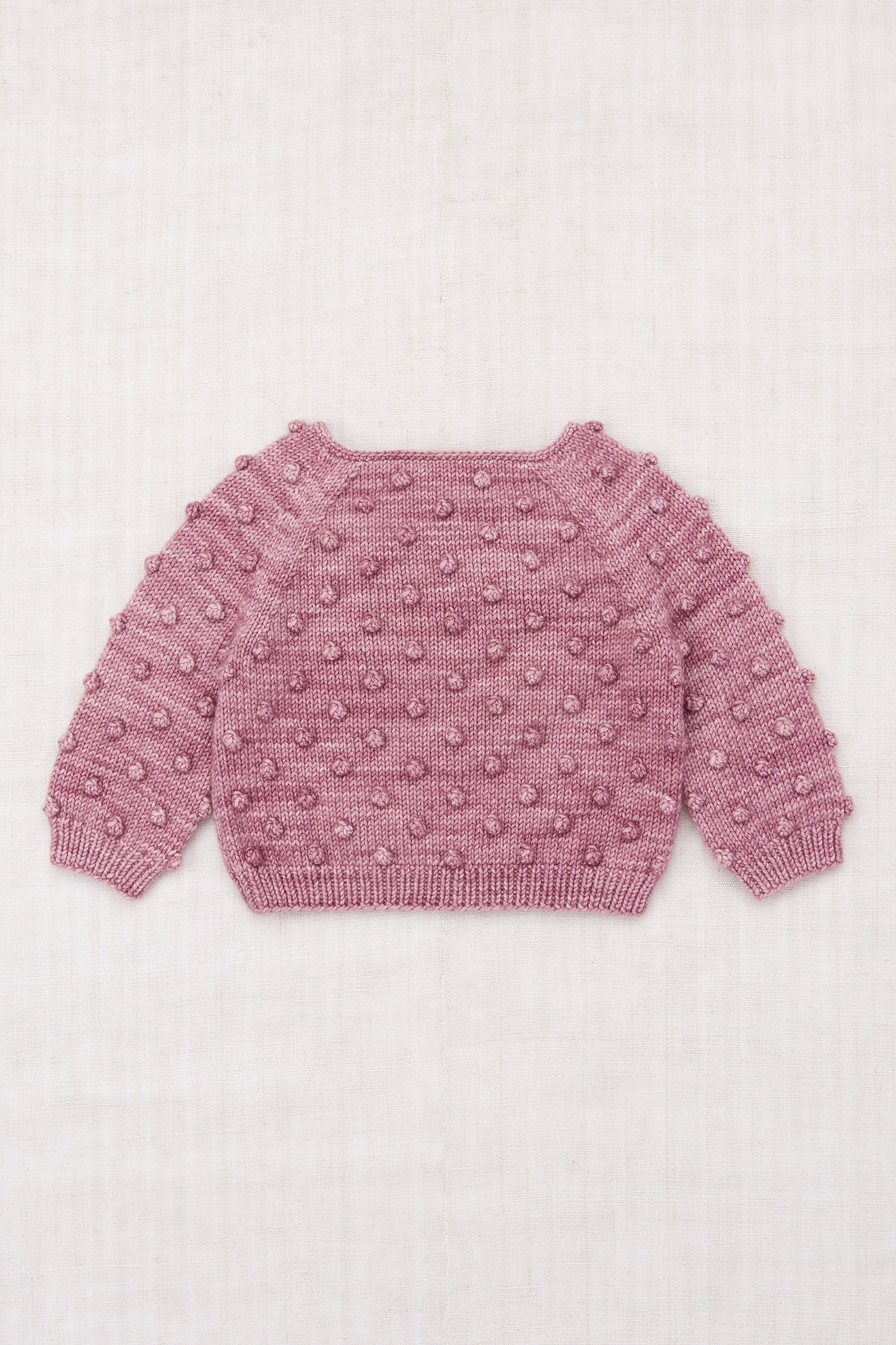 Baby Original Popcorn Sweater - Antique Rose