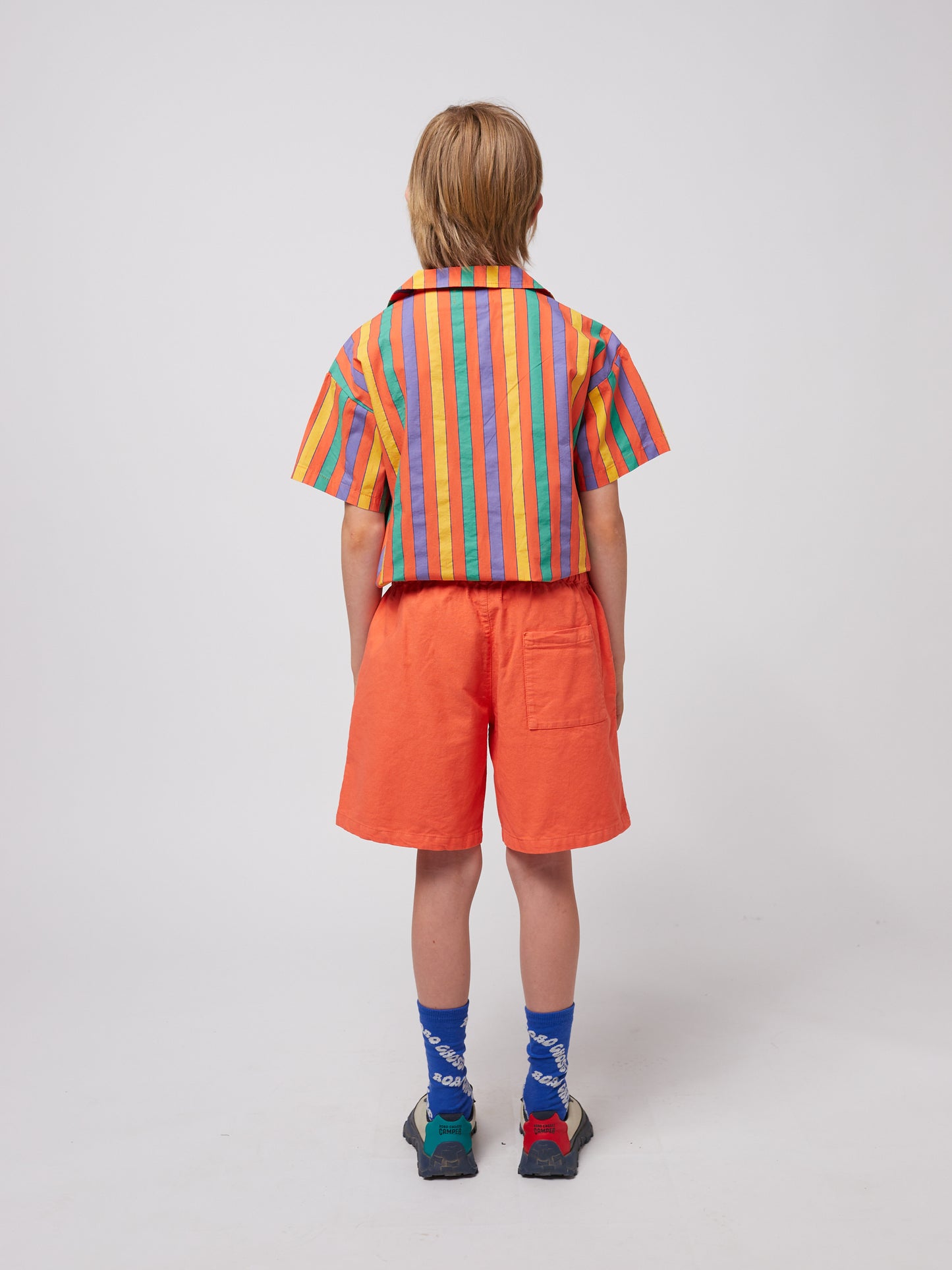 Smiling Woven Bermuda Shorts