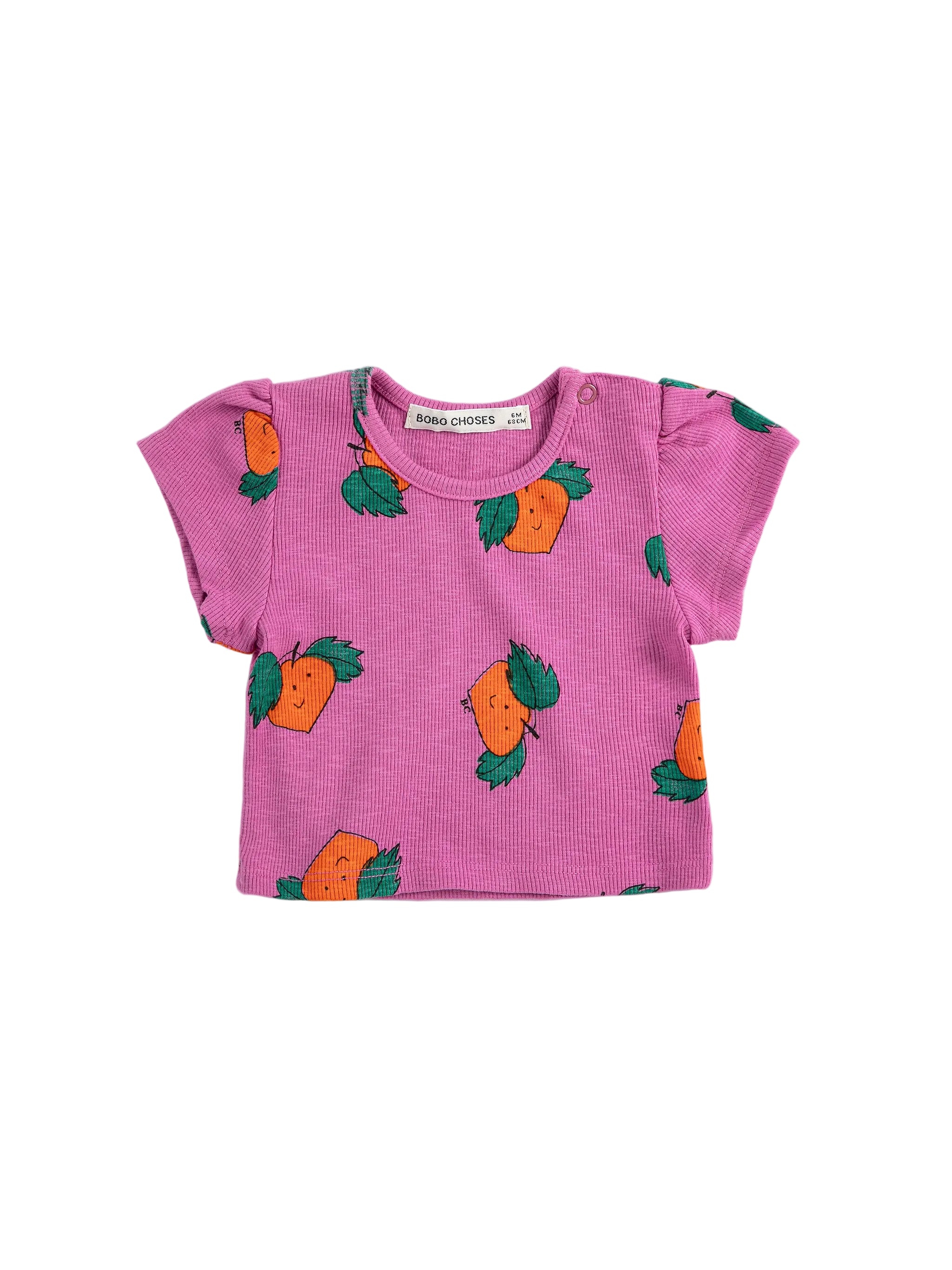Tangerine All Over T-Shirt - Fuchsia