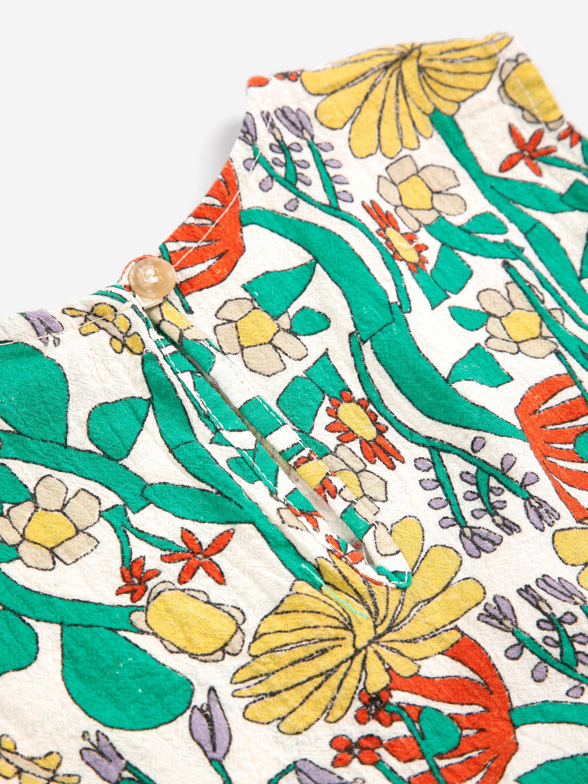 Color Herbalist All Over Woven Blouse - Multicolor