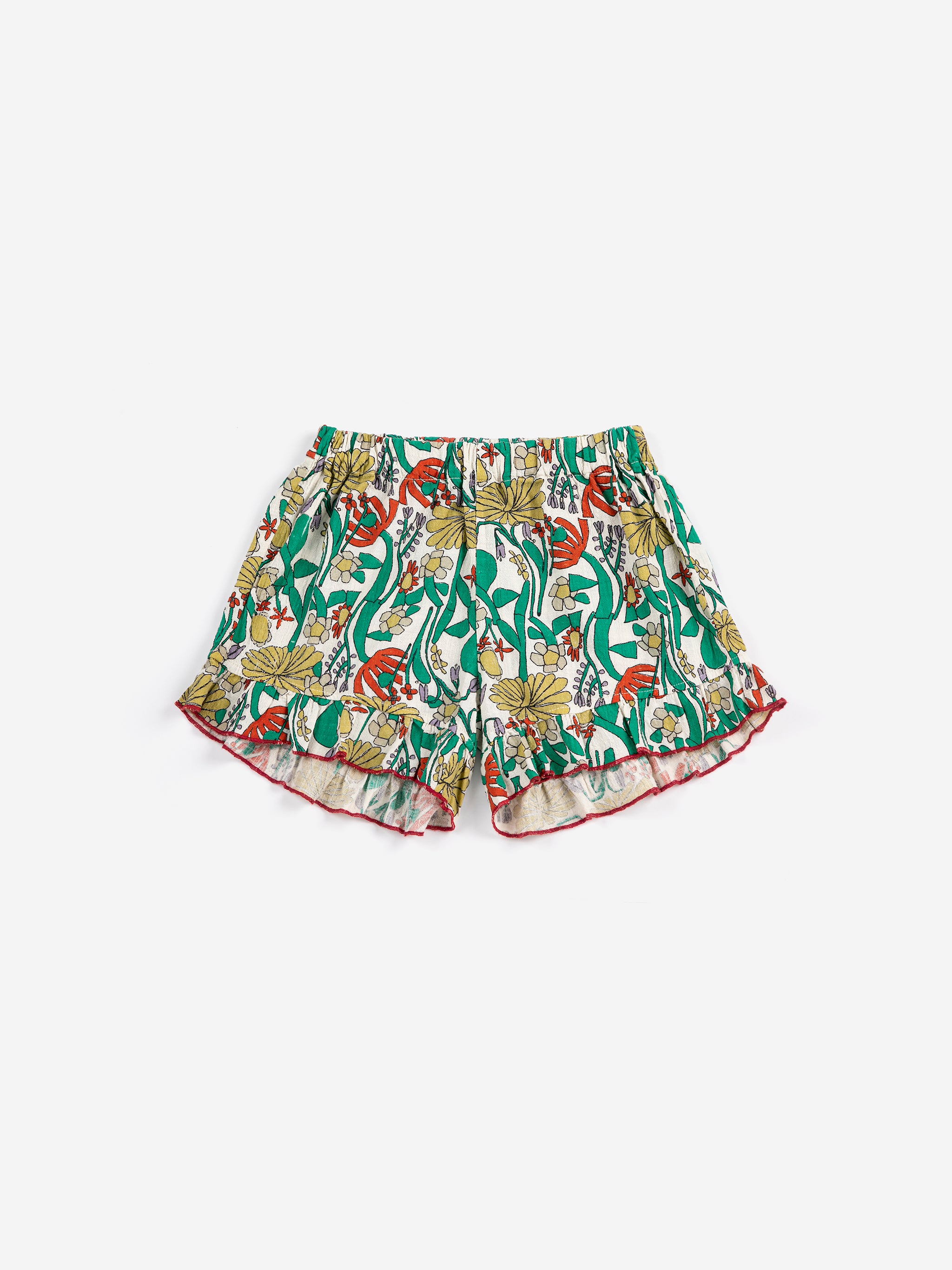 Color Herbalist All Over Woven Shorts - Off White