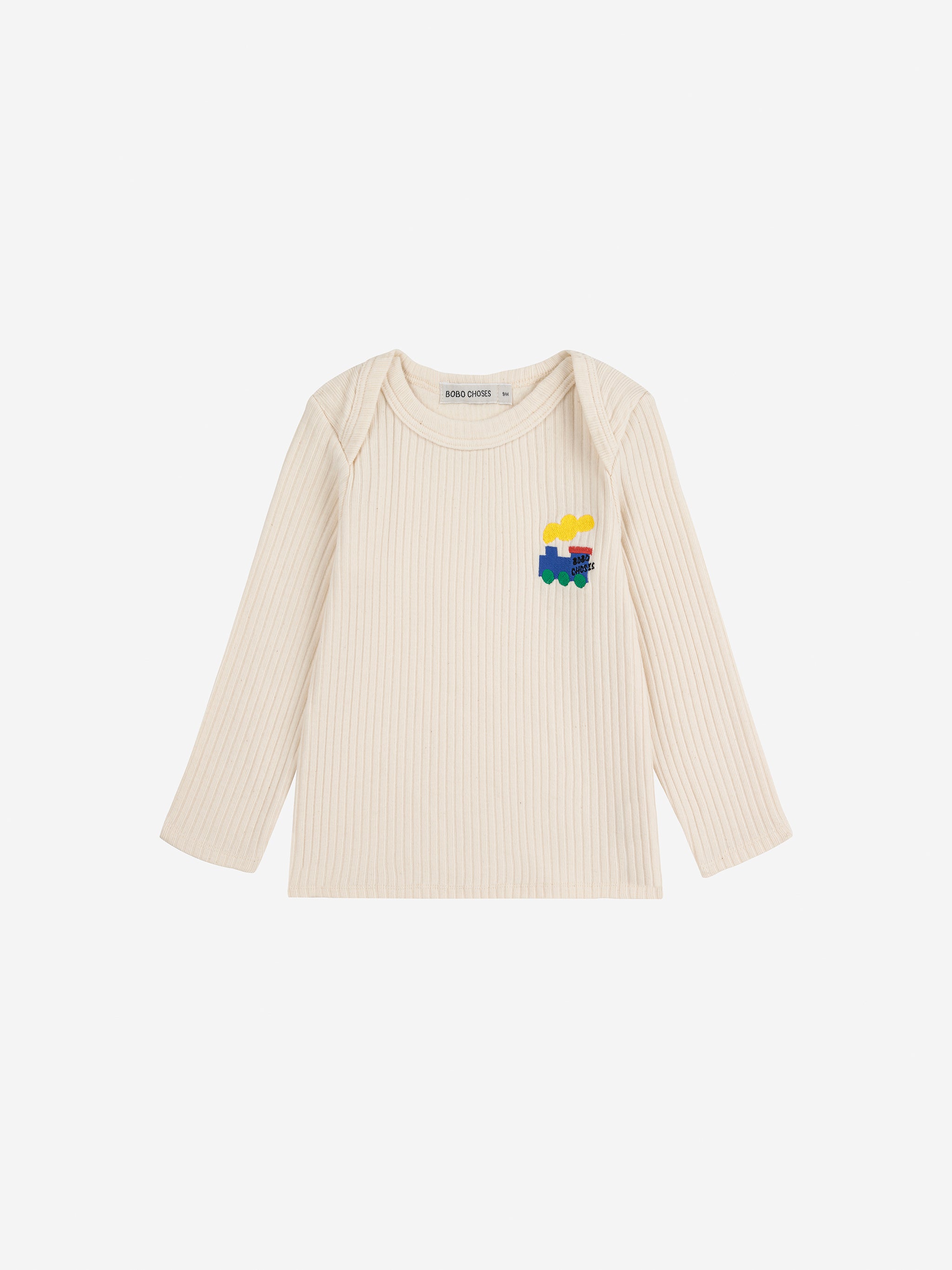 Bobo Choo Choo Long Sleeve T-Shirt - White