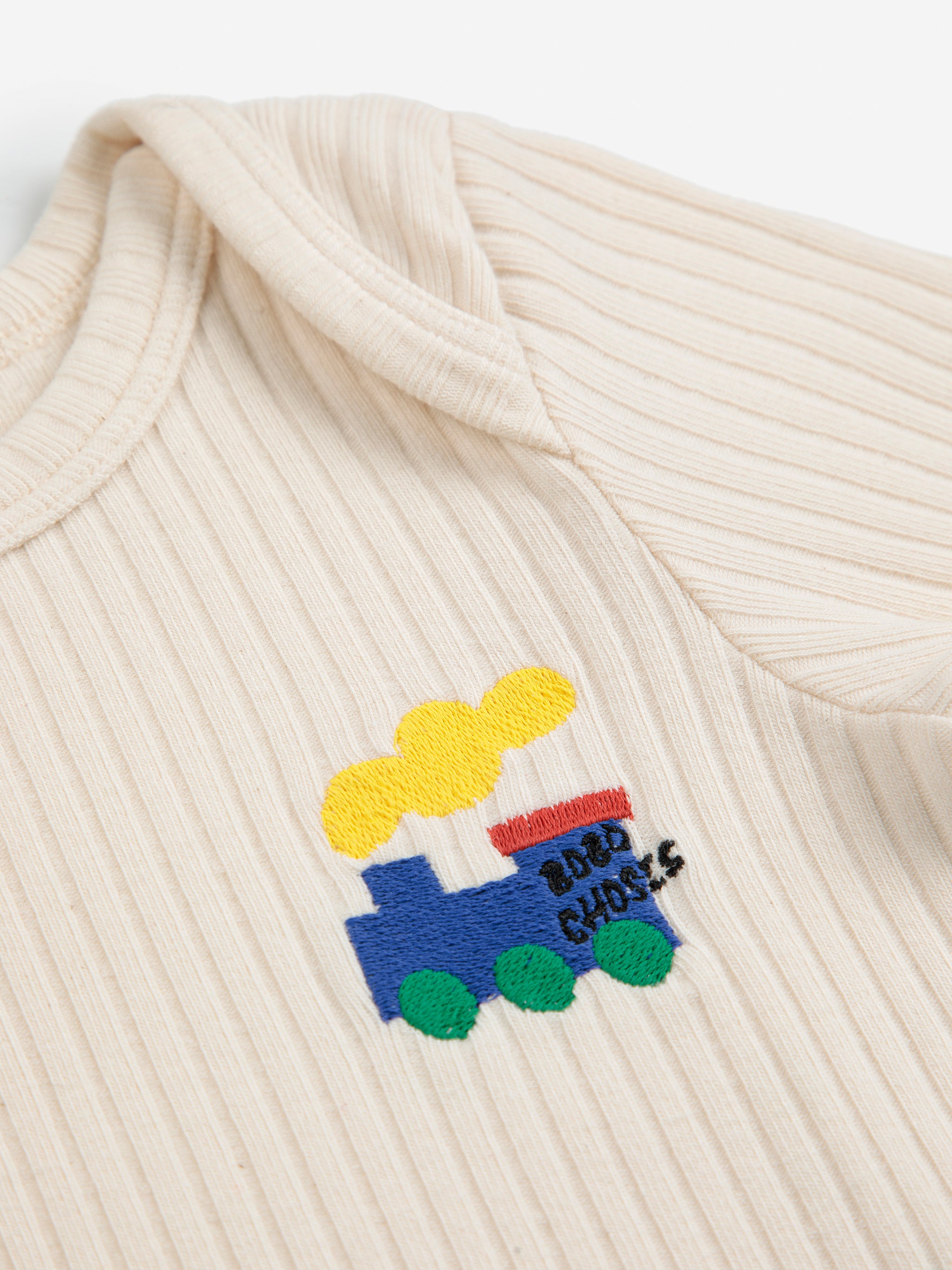 Bobo Choo Choo Long Sleeve T-Shirt - White