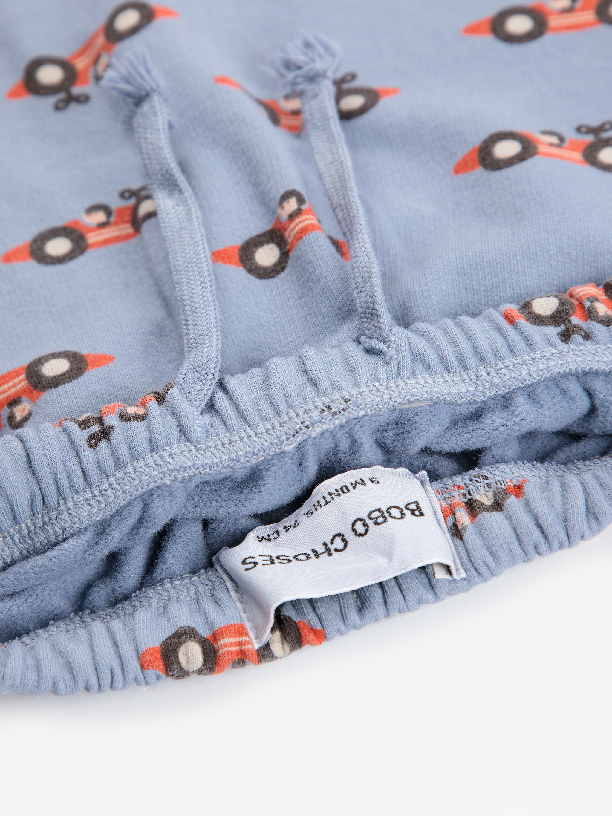 Race Car All Over Jogging Pants - Light Blue