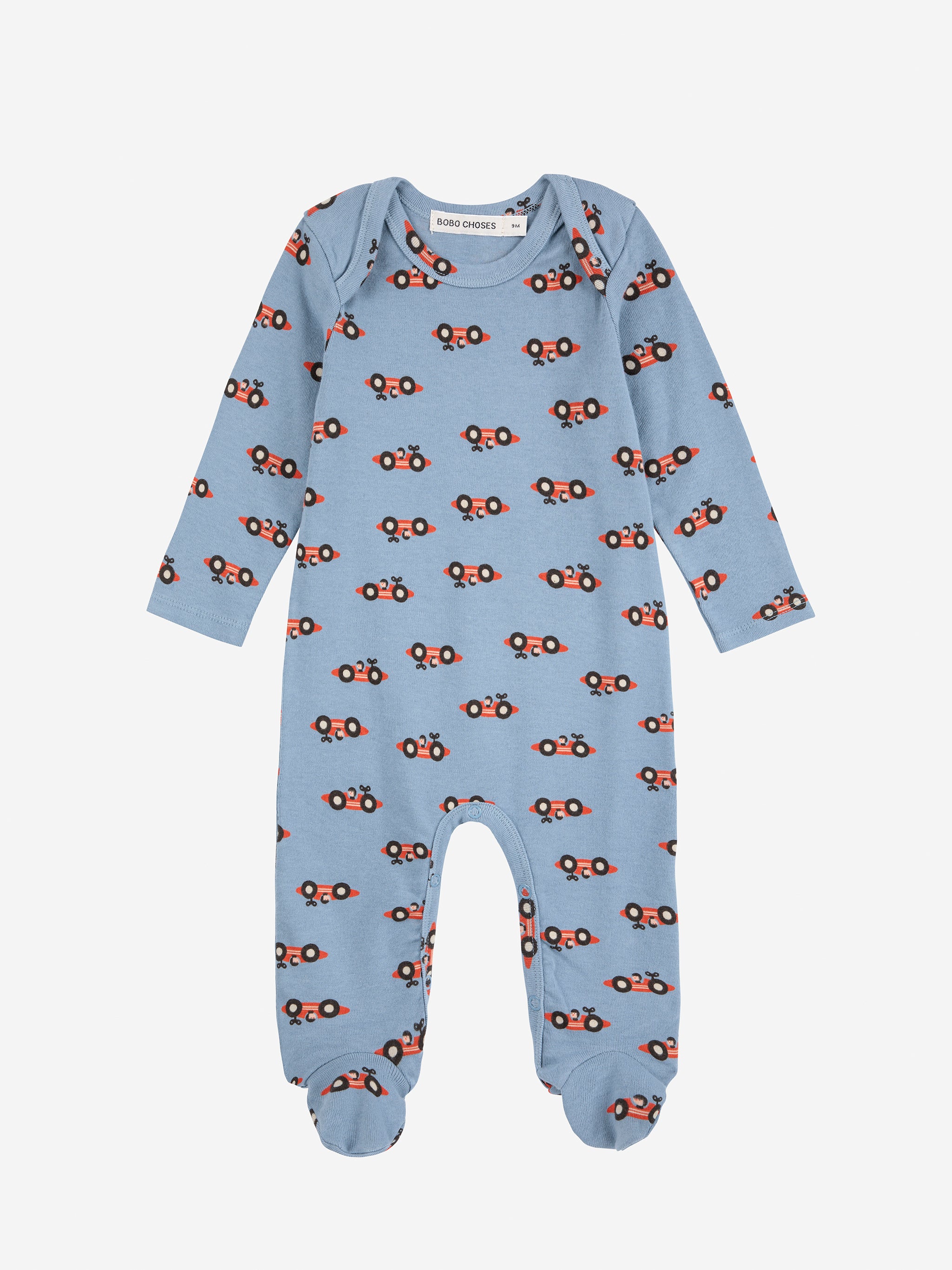 Racing Car All Over Gift Set - Light Blue