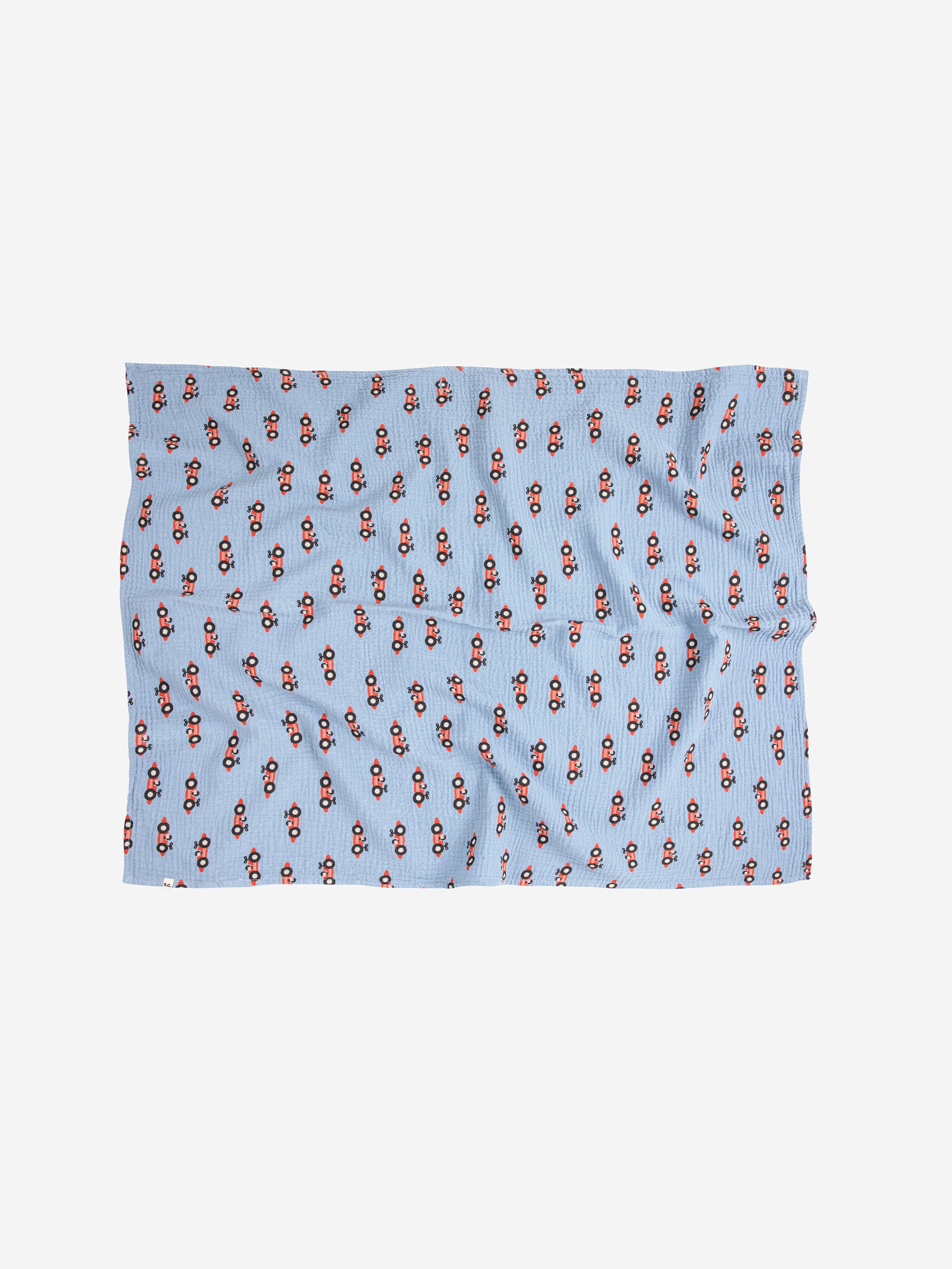 Racing Car All Over Gift Set - Light Blue