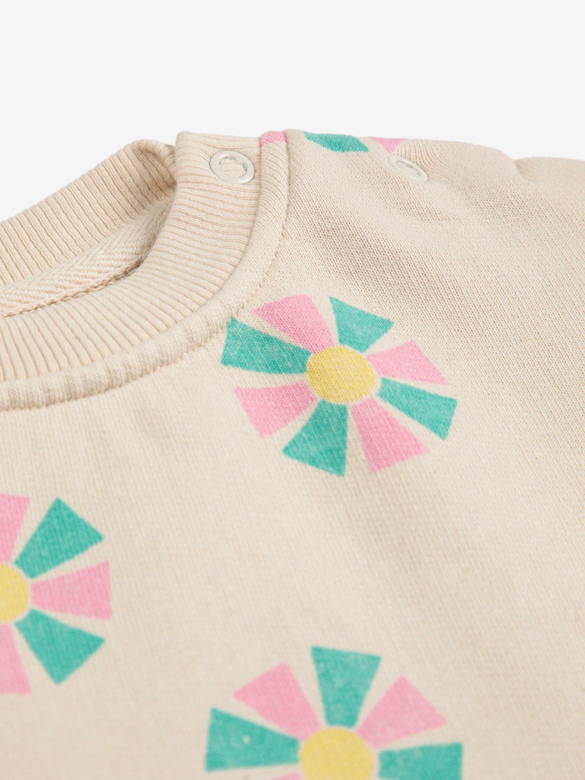Kaleidoscope All Over Sweatshirt - White