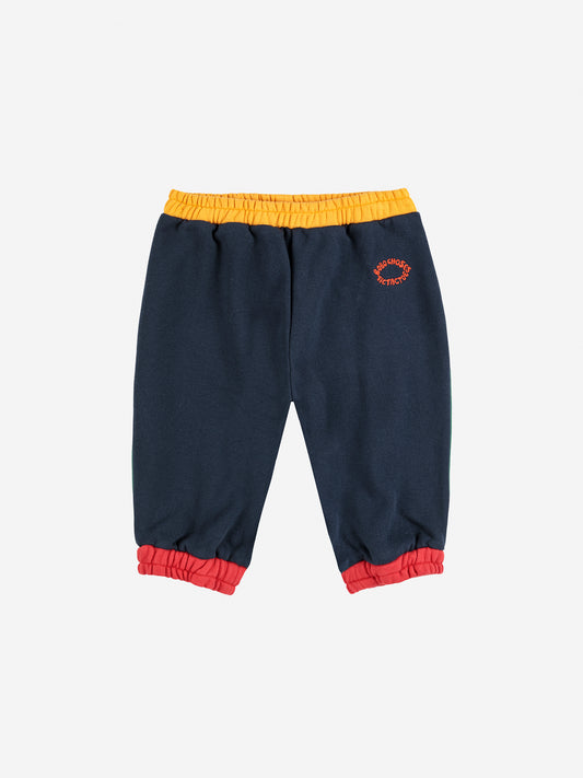 Bobo Choses Color Block Jogging Pants - Red