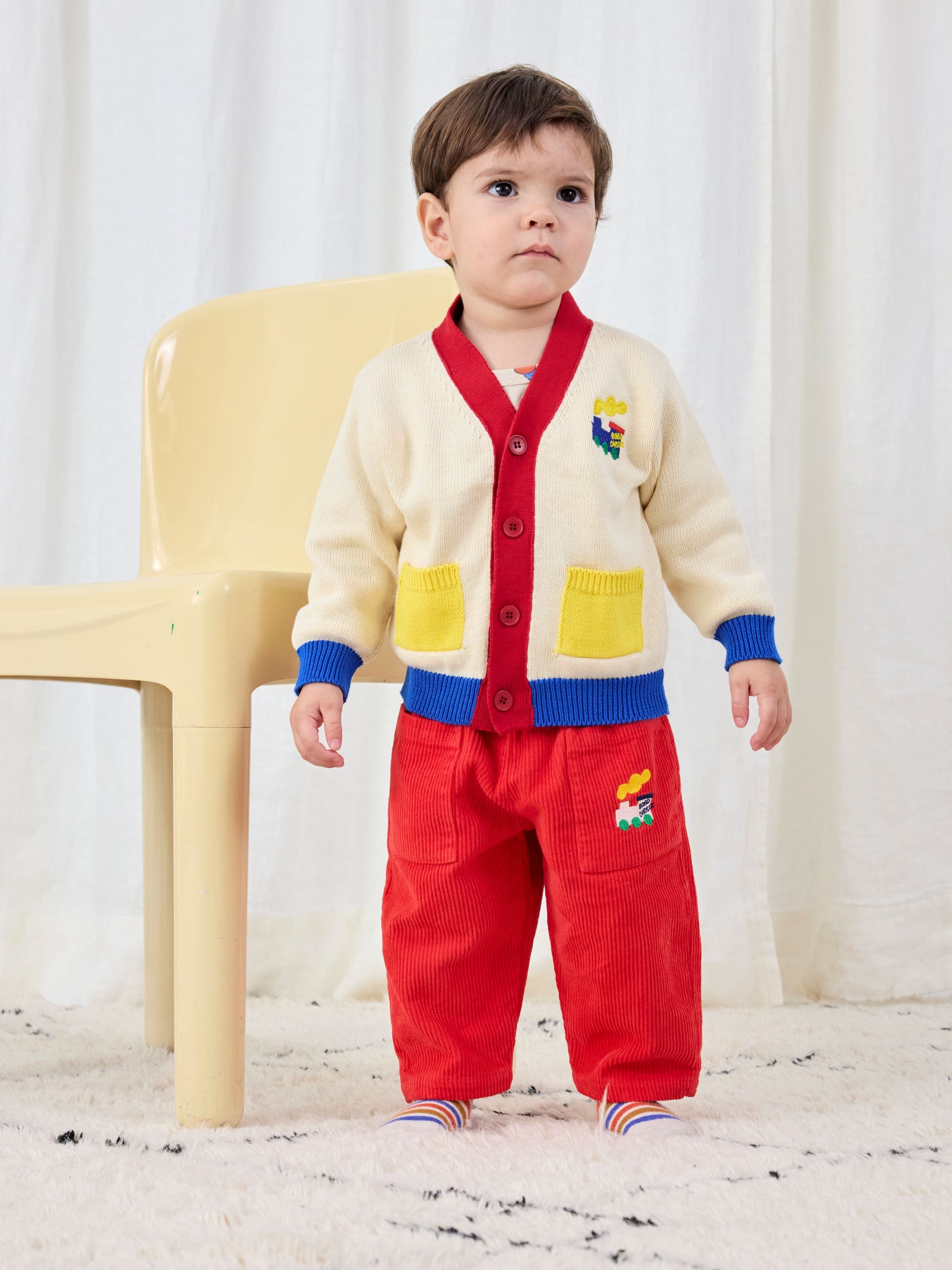 Bobo Choo Choo Corduroy Pants - Red