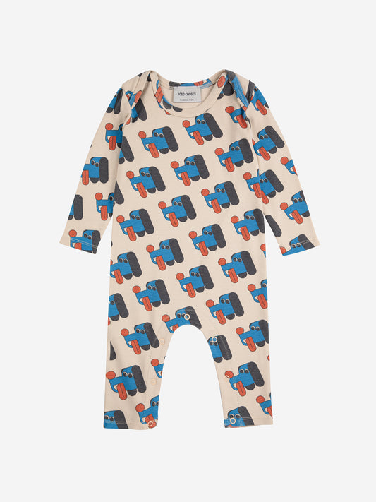 Doggy Mate All Over Overall - Offwhite