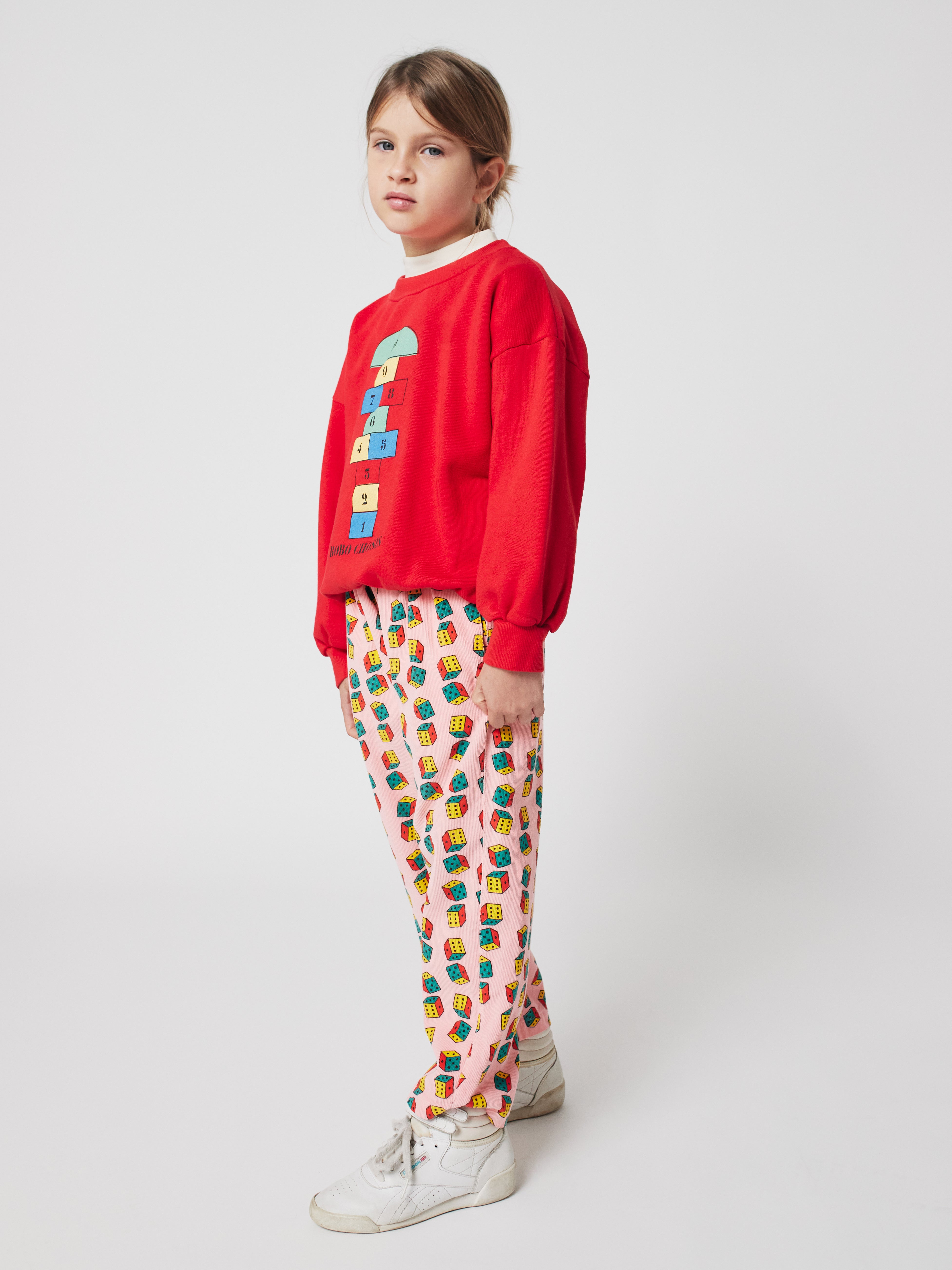 Hopscotch Sweatshirt - Red