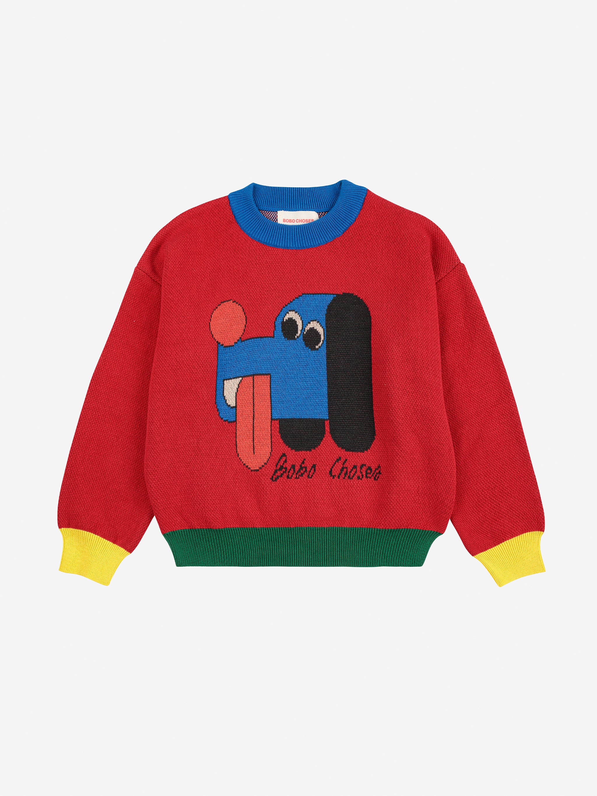Doggy Mate Jacquard Jumper - Red