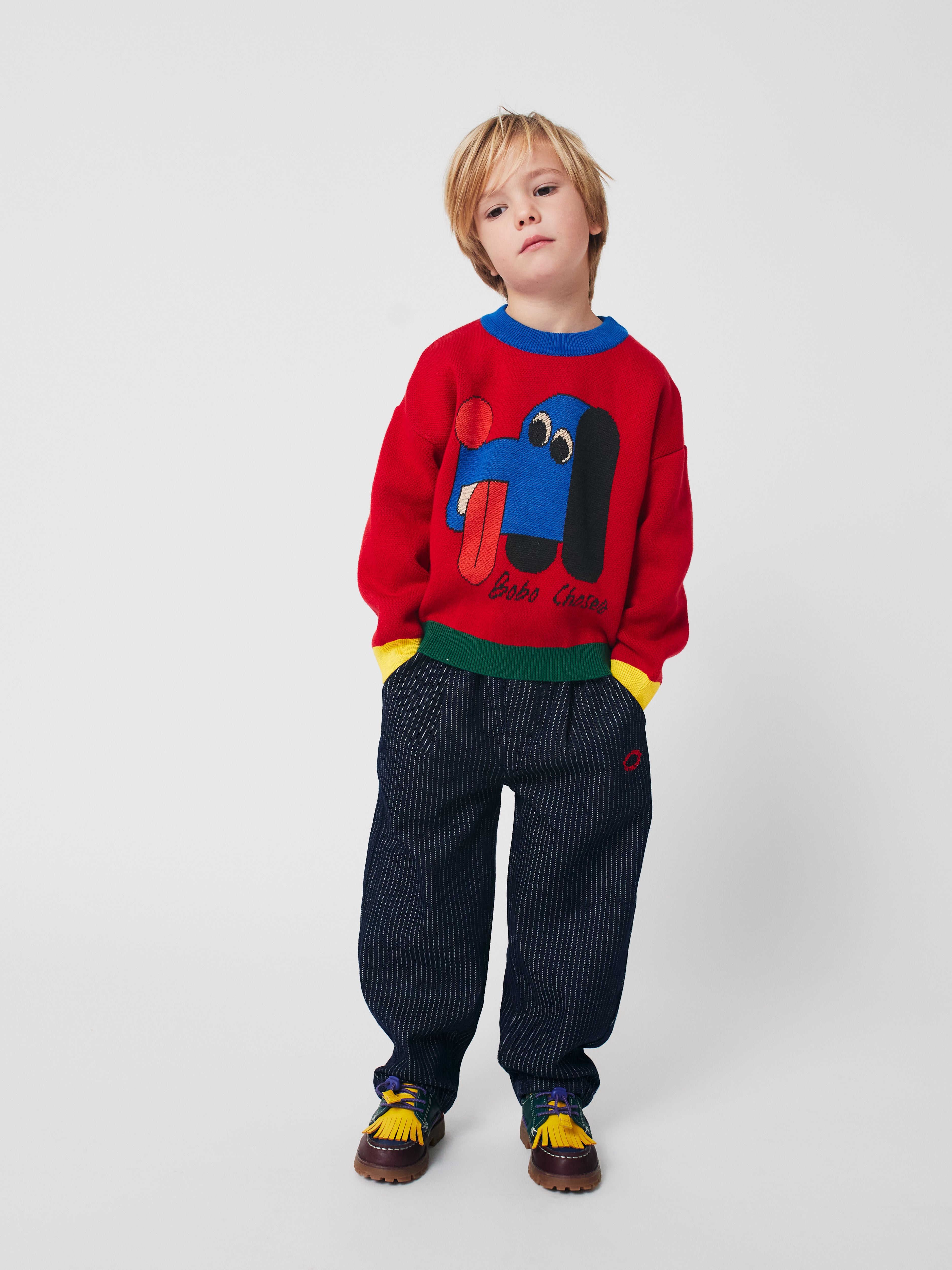 Doggy Mate Jacquard Jumper - Red