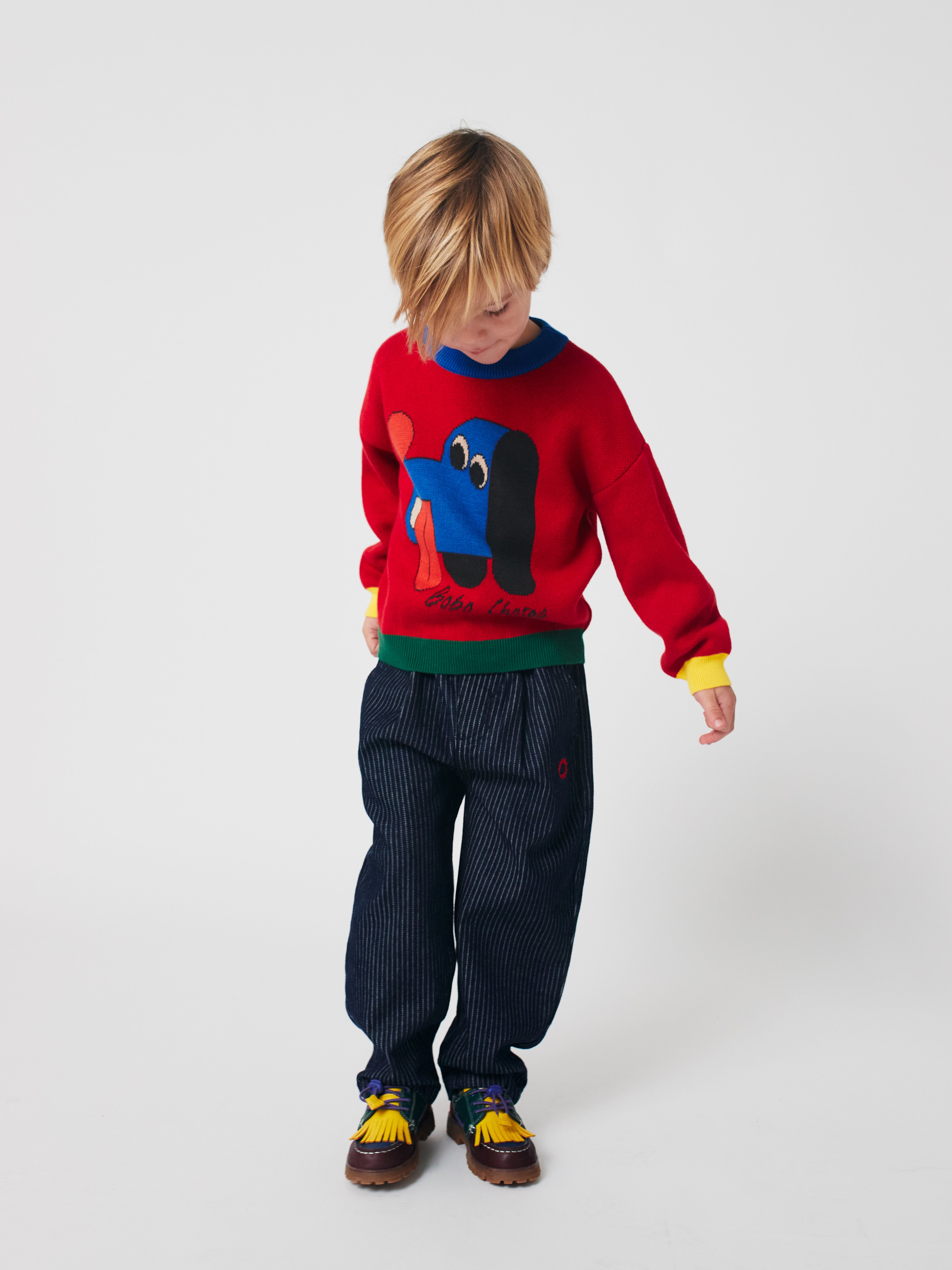 Doggy Mate Jacquard Jumper - Red