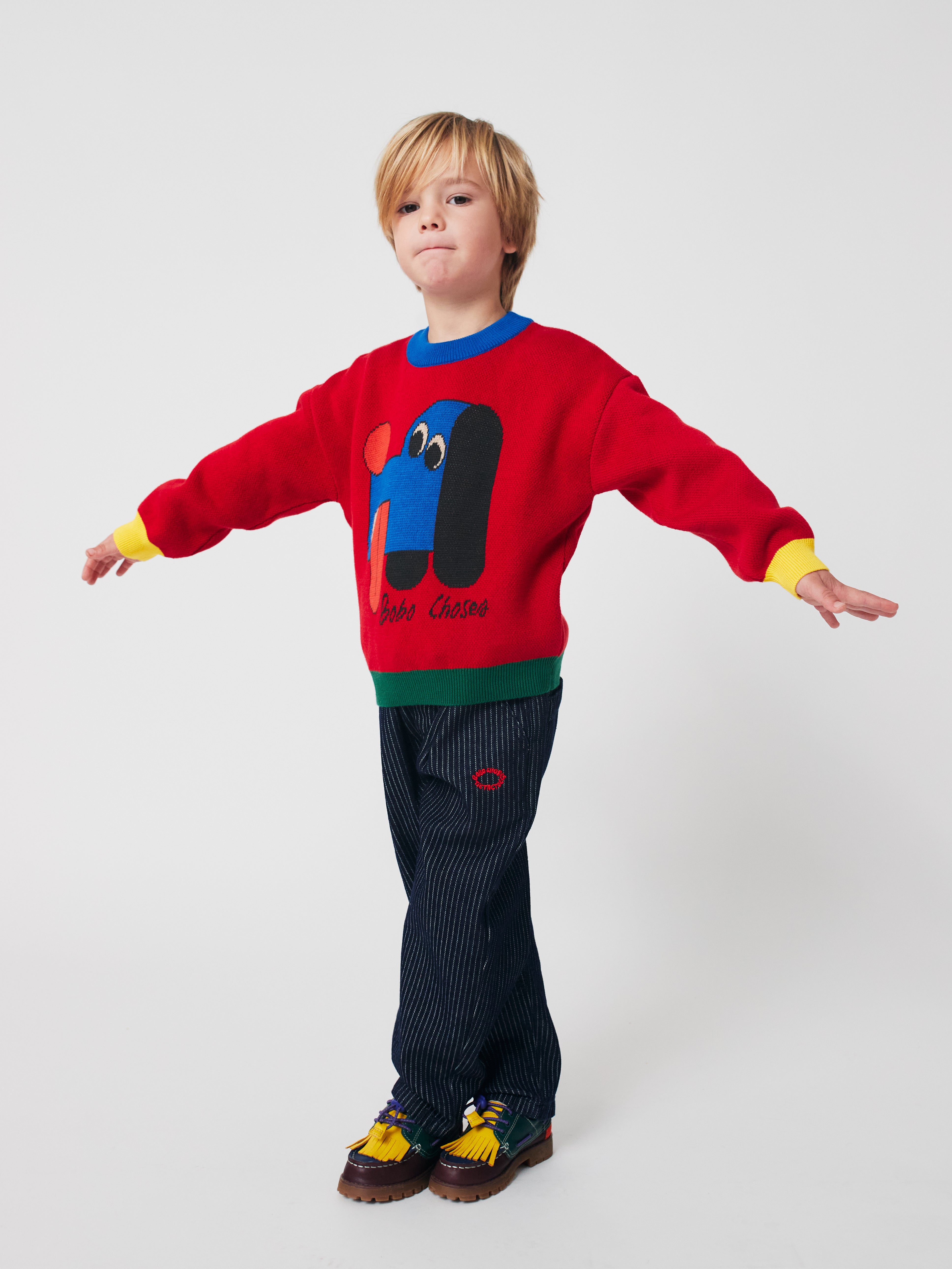 Doggy Mate Jacquard Jumper - Red