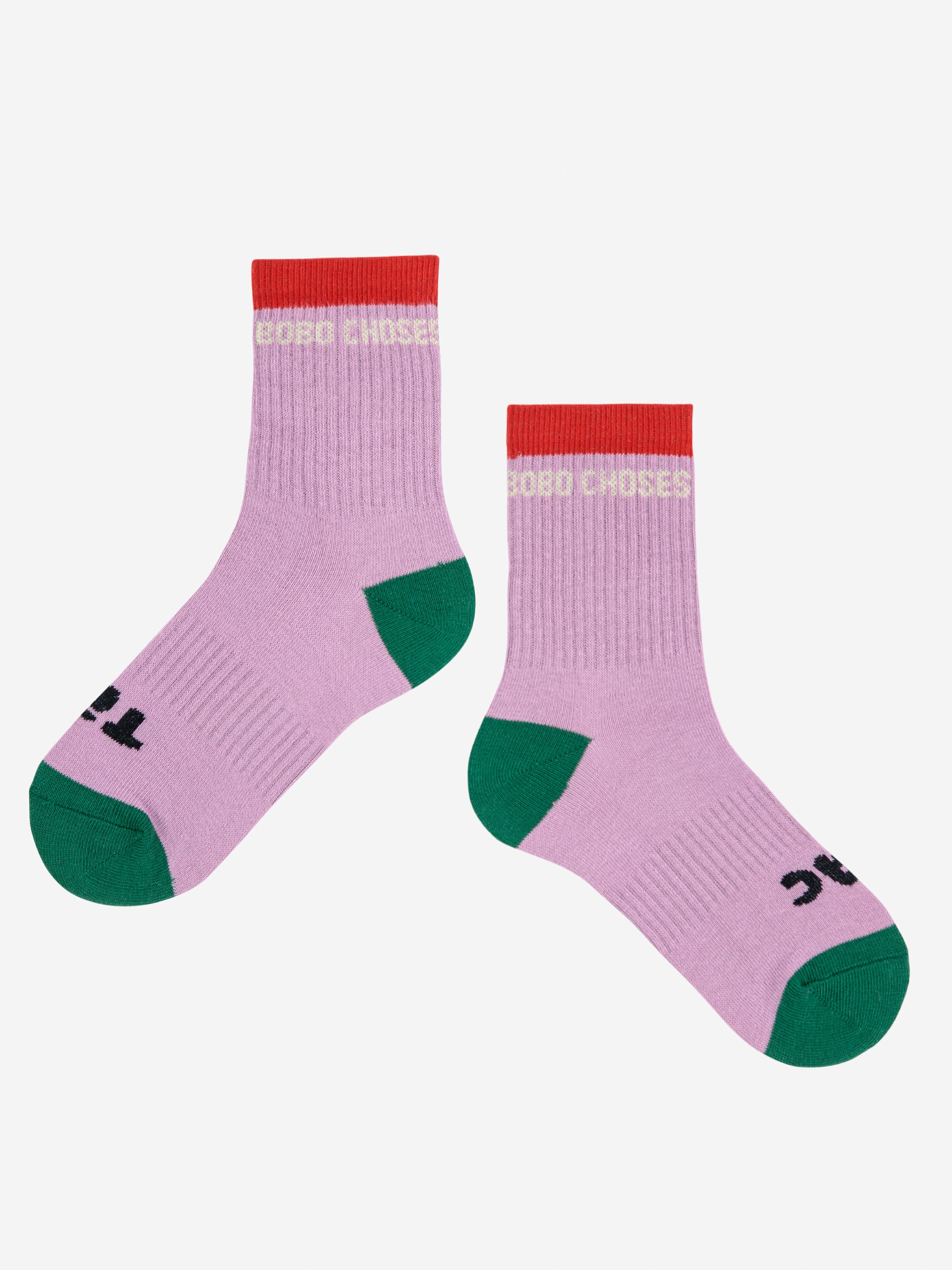 Tic Tac Toe Short Socks - Lavender