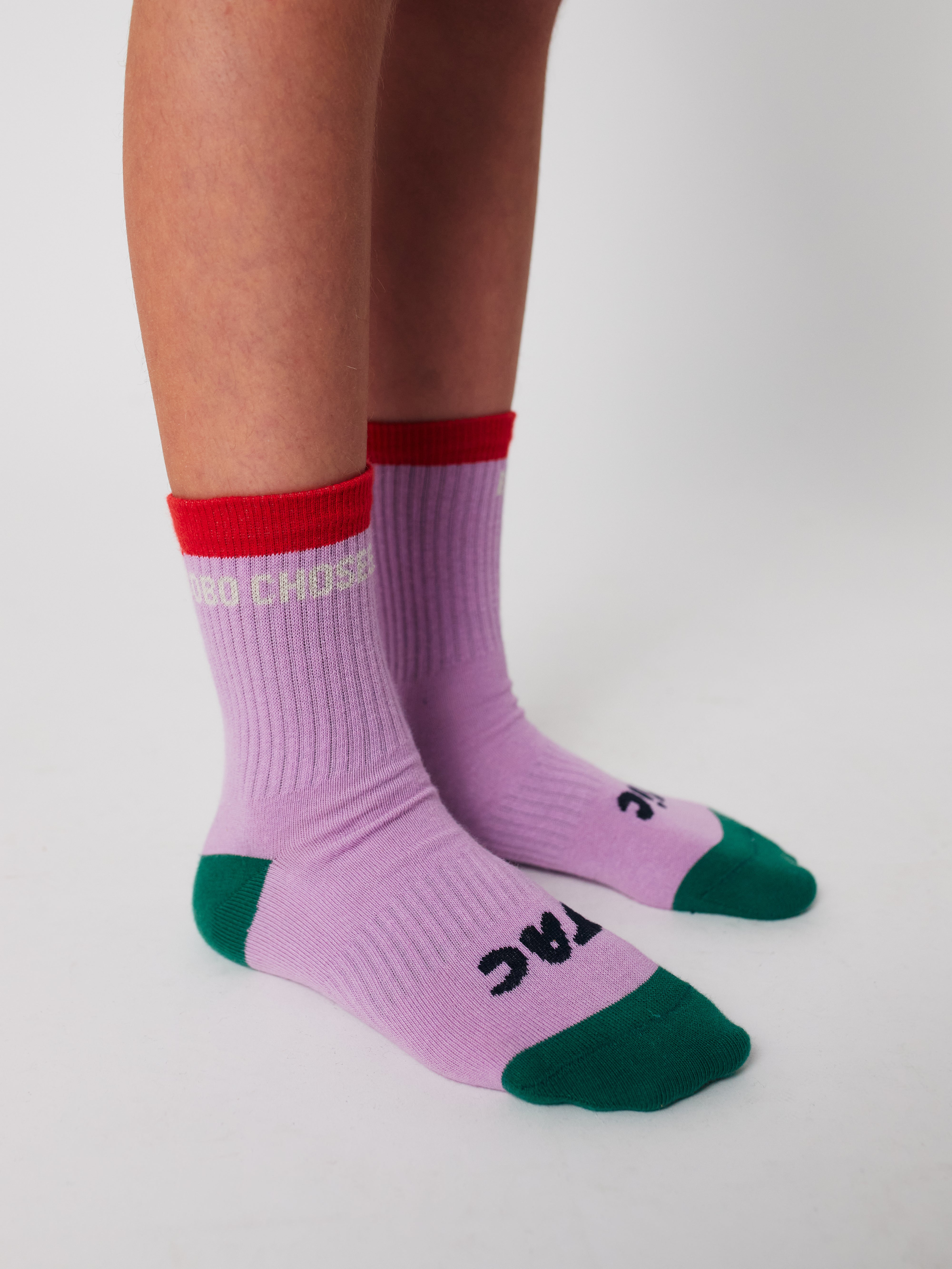 Tic Tac Toe Short Socks - Lavender