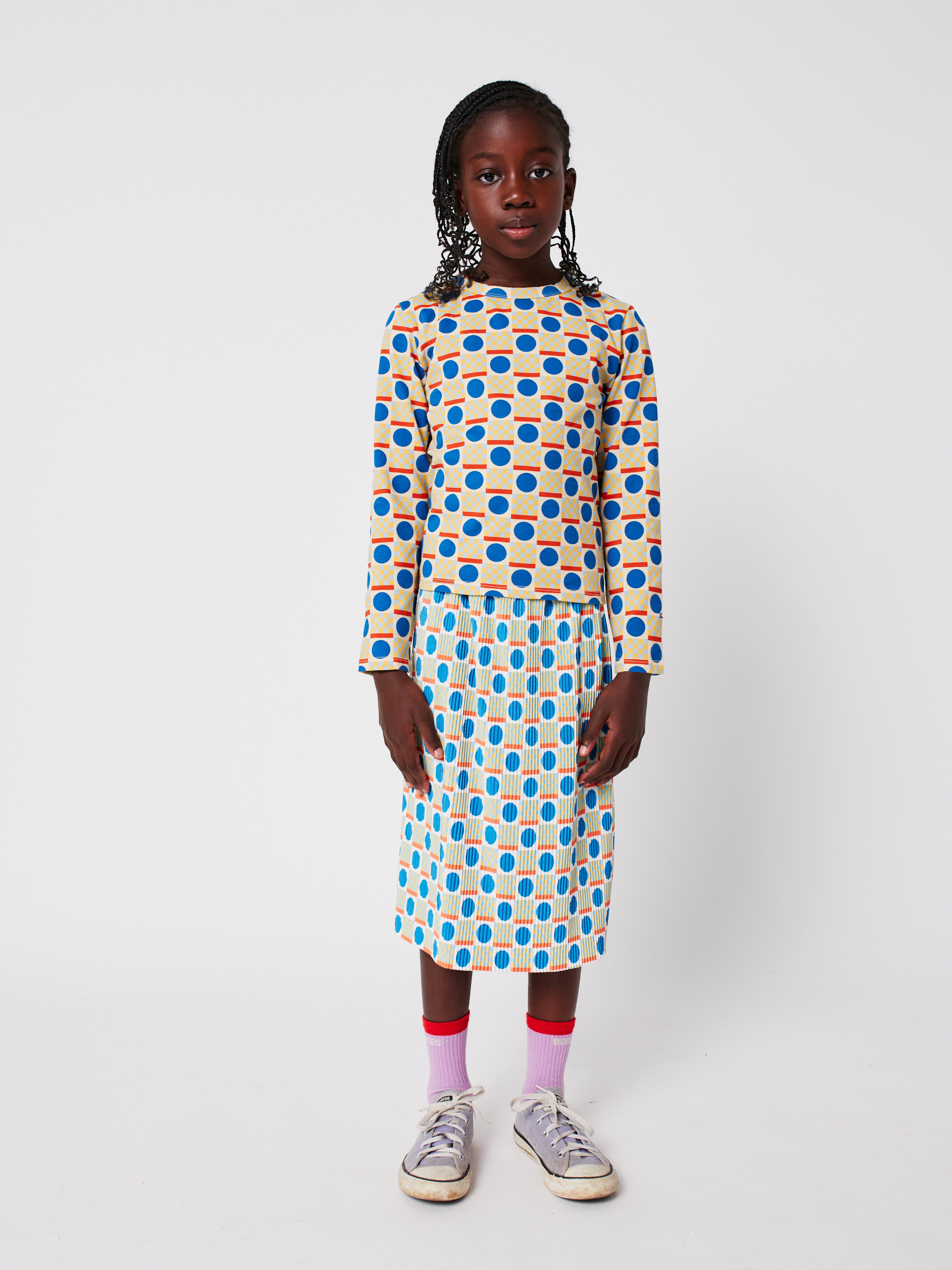 Tic Tac Toe Short Socks - Lavender