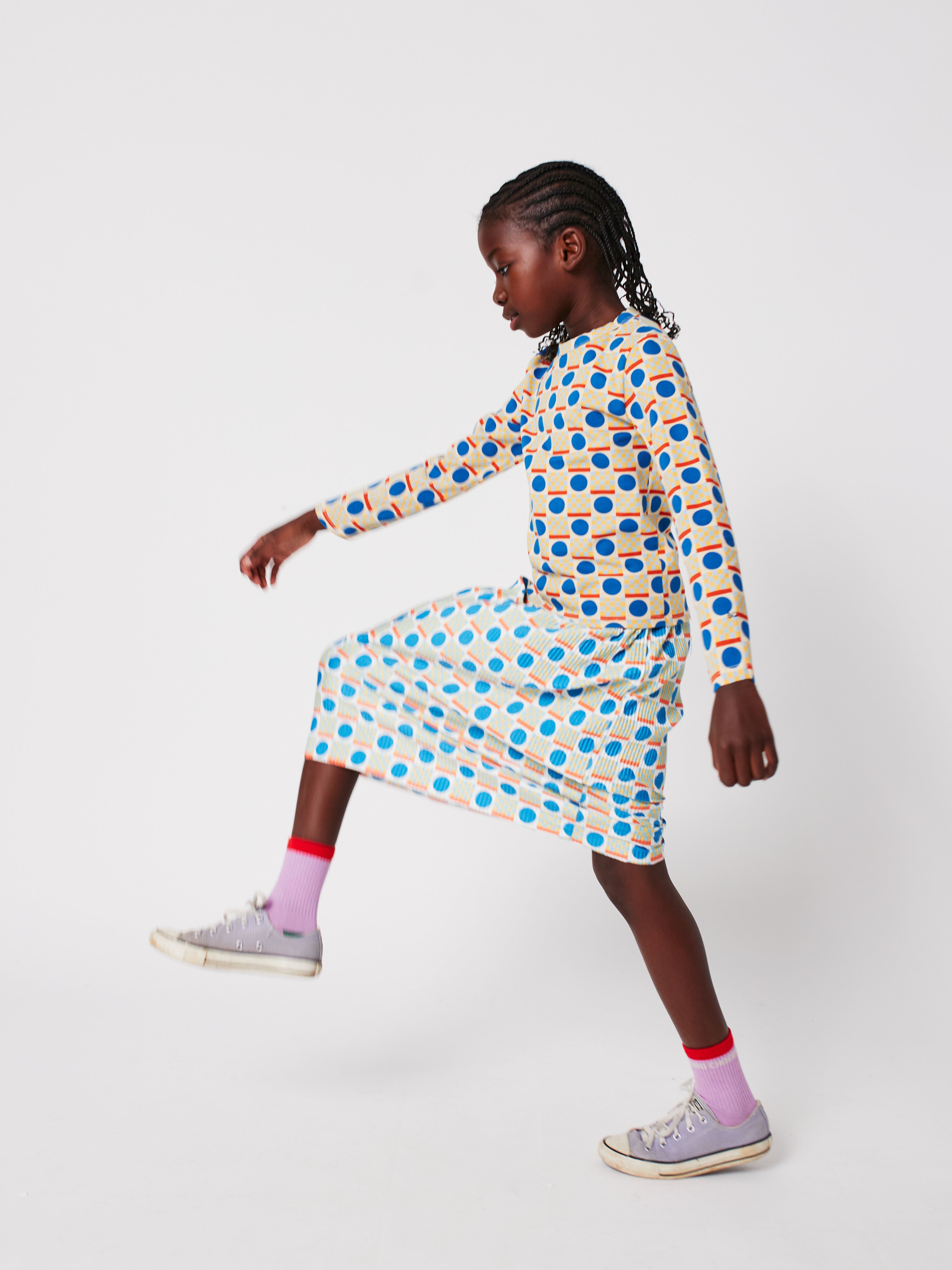 Tic Tac Toe Short Socks - Lavender