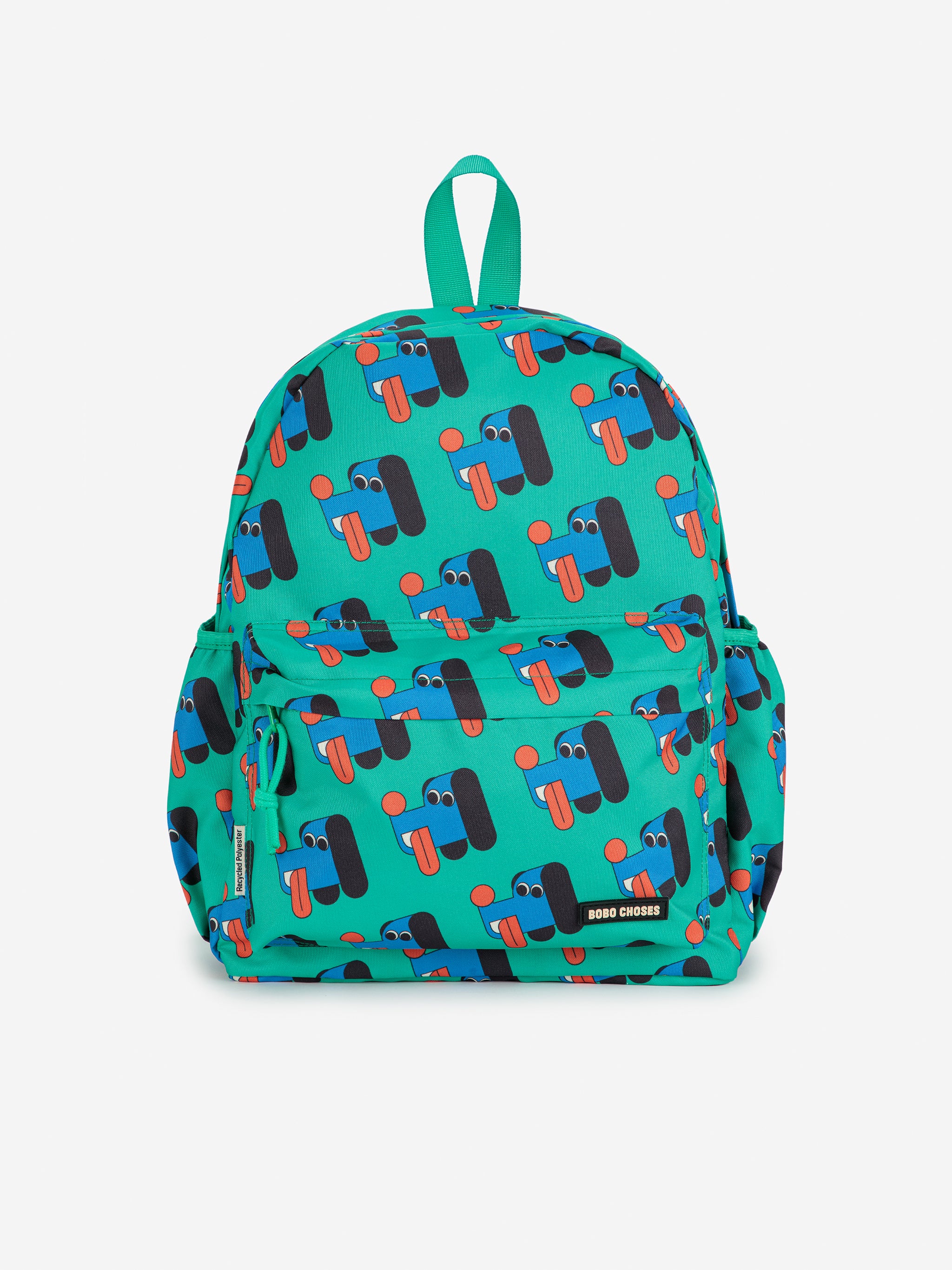 Doggy Mate All Over School Bag - Green