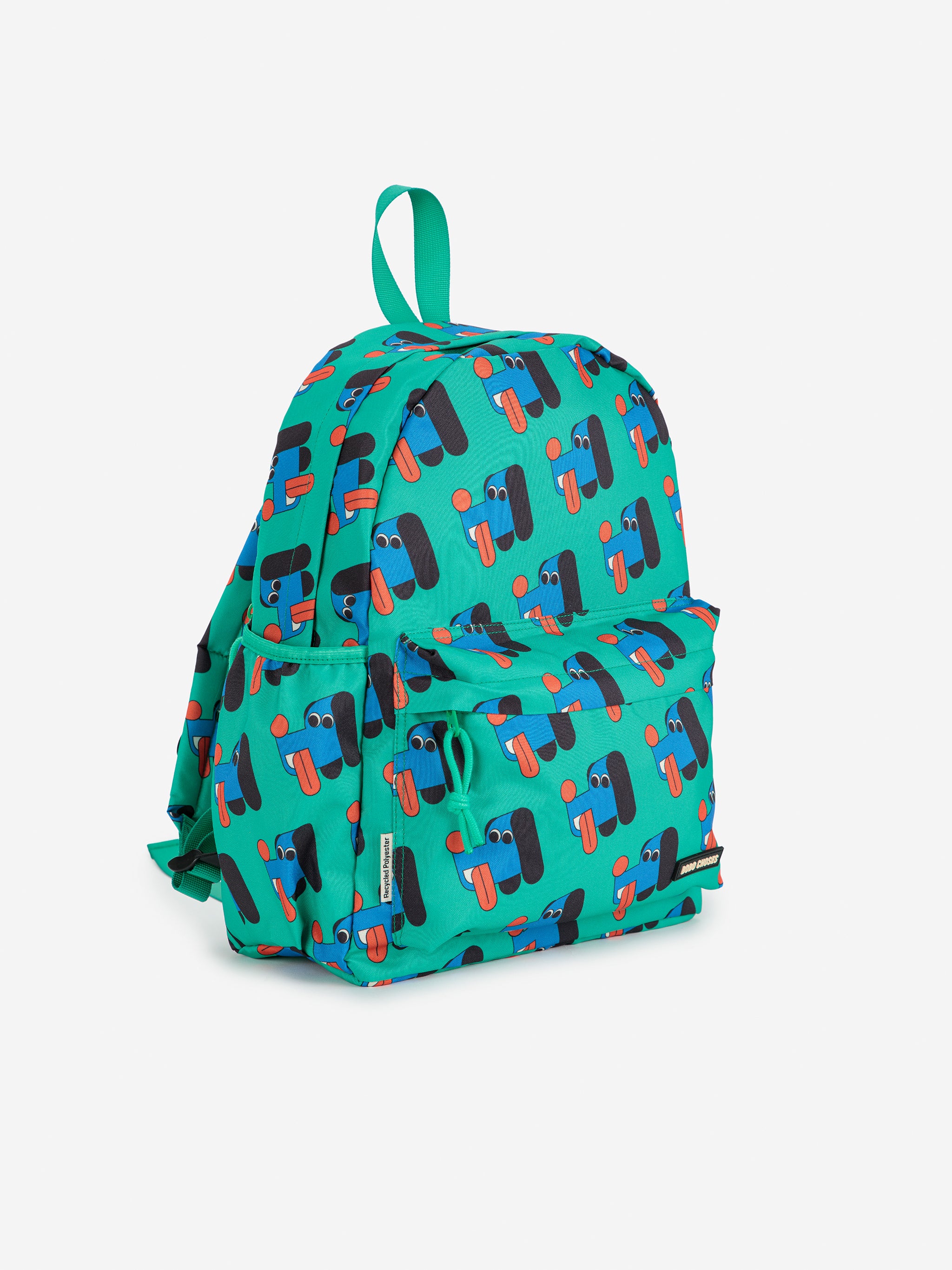 Doggy Mate All Over School Bag - Green